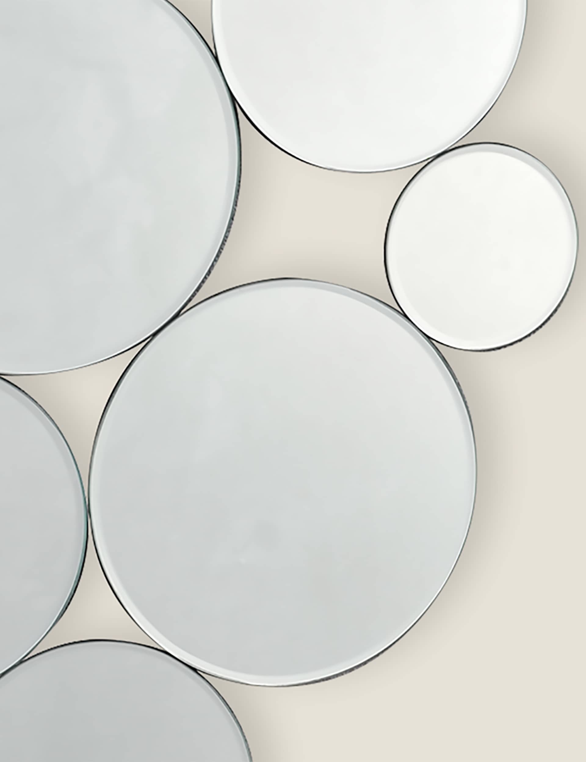 Dar Digby Wall Mirror - Silver, Silver