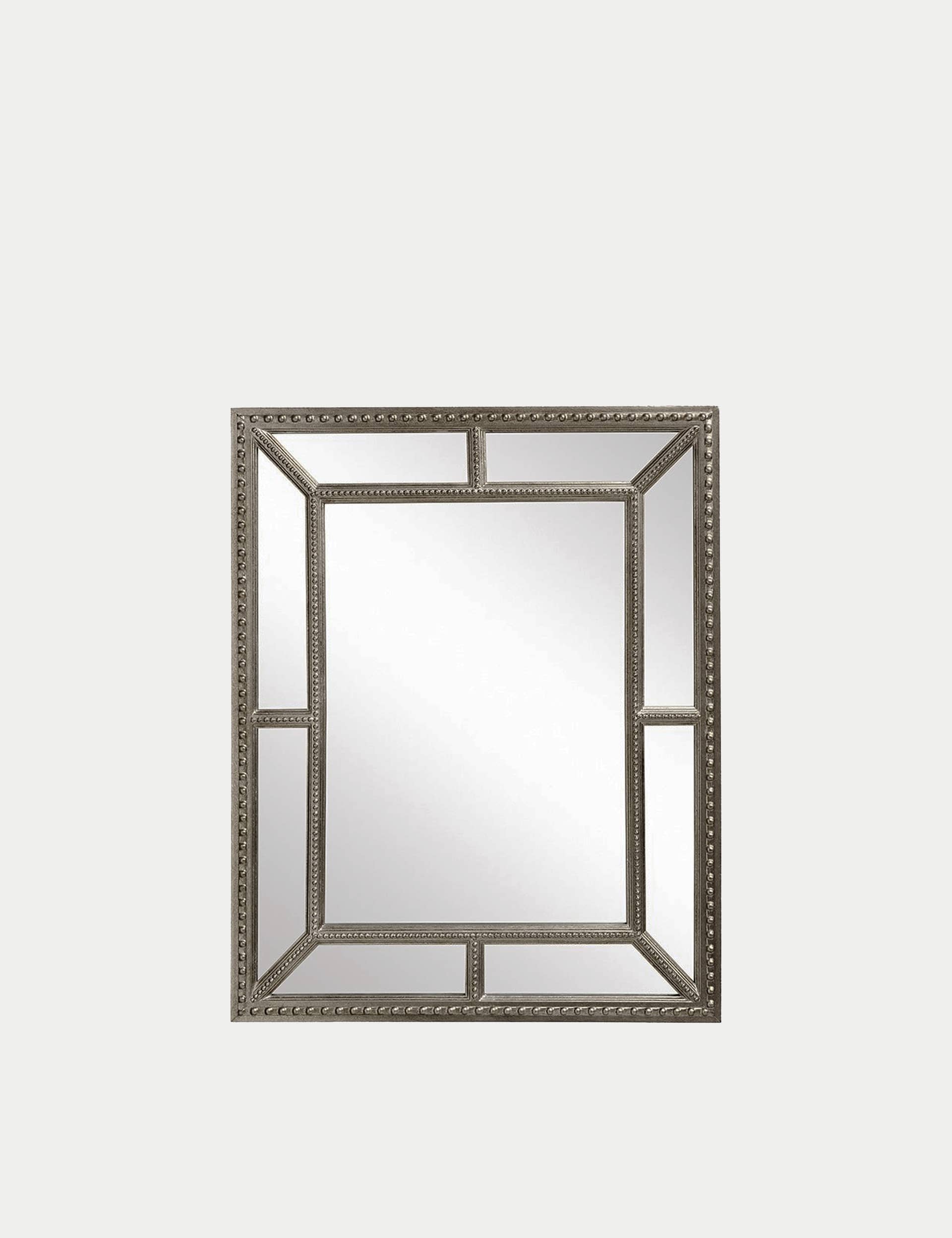 Gallery Direct Lawson Extra Large Rectangular Wall Mirror - Silver, Silver