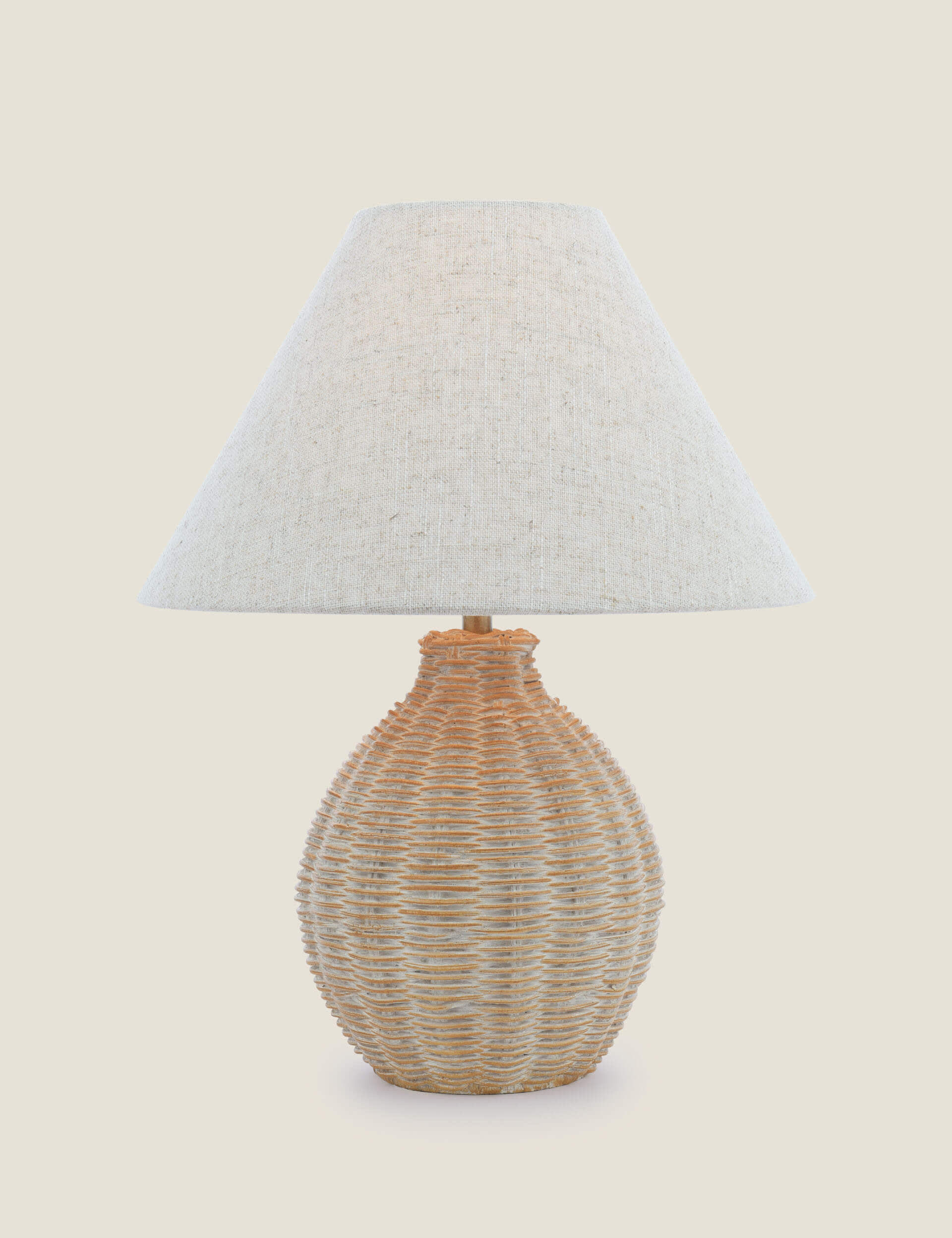 Laura Ashley Fernhill Table Lamp - Cream, Cream