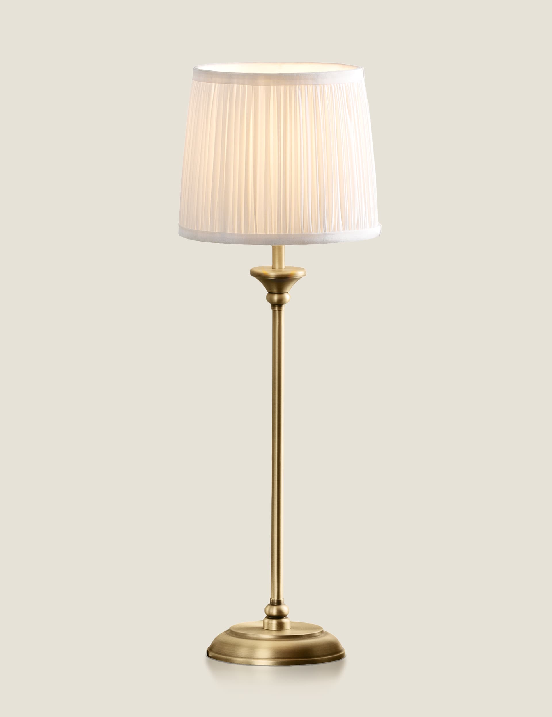 Laura Ashley Hemsley Metal Table Lamp - Antique Brass, Antique Brass