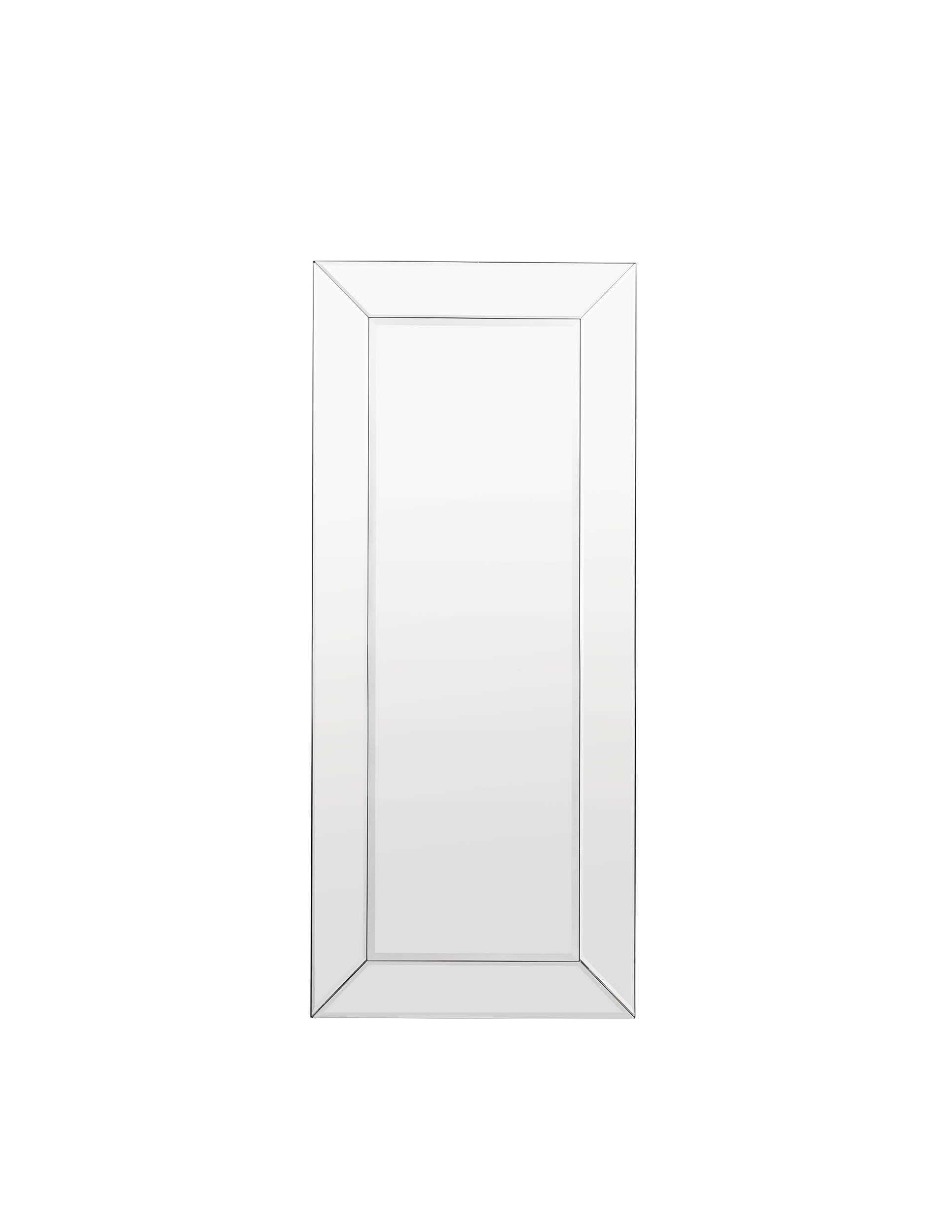 Gallery Home Aston Extra Large Leaning Mirror - Silver, Silver