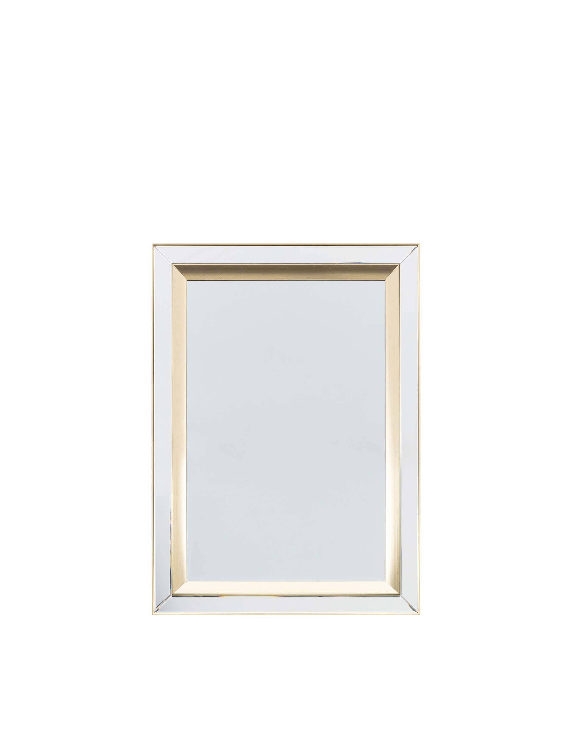 Gallery Direct Phantom Extra Large Rectangular Wall Mirror - Gold, Gold