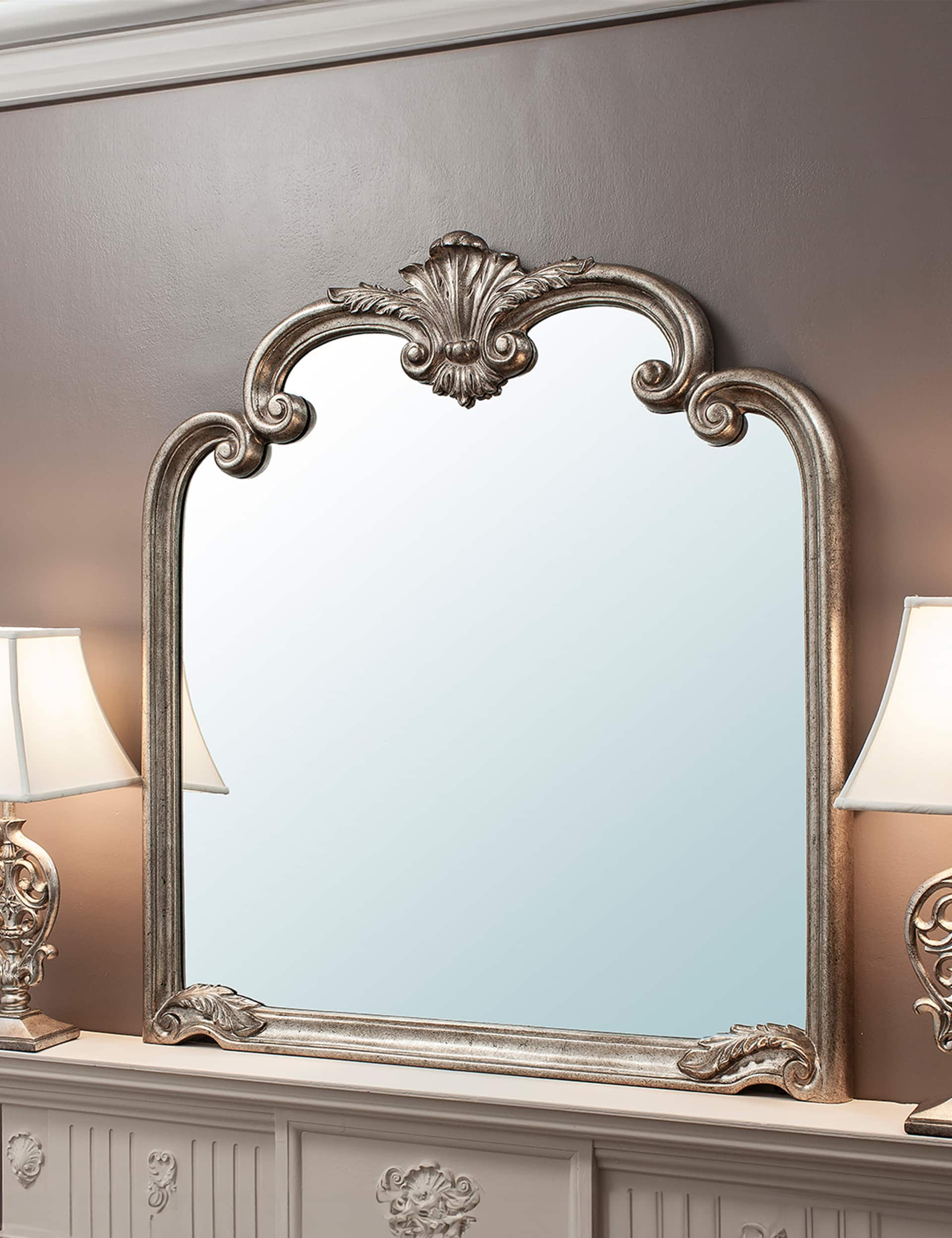 Gallery Home Palazzo Extra Large Wall Mirror - Silver, Silver