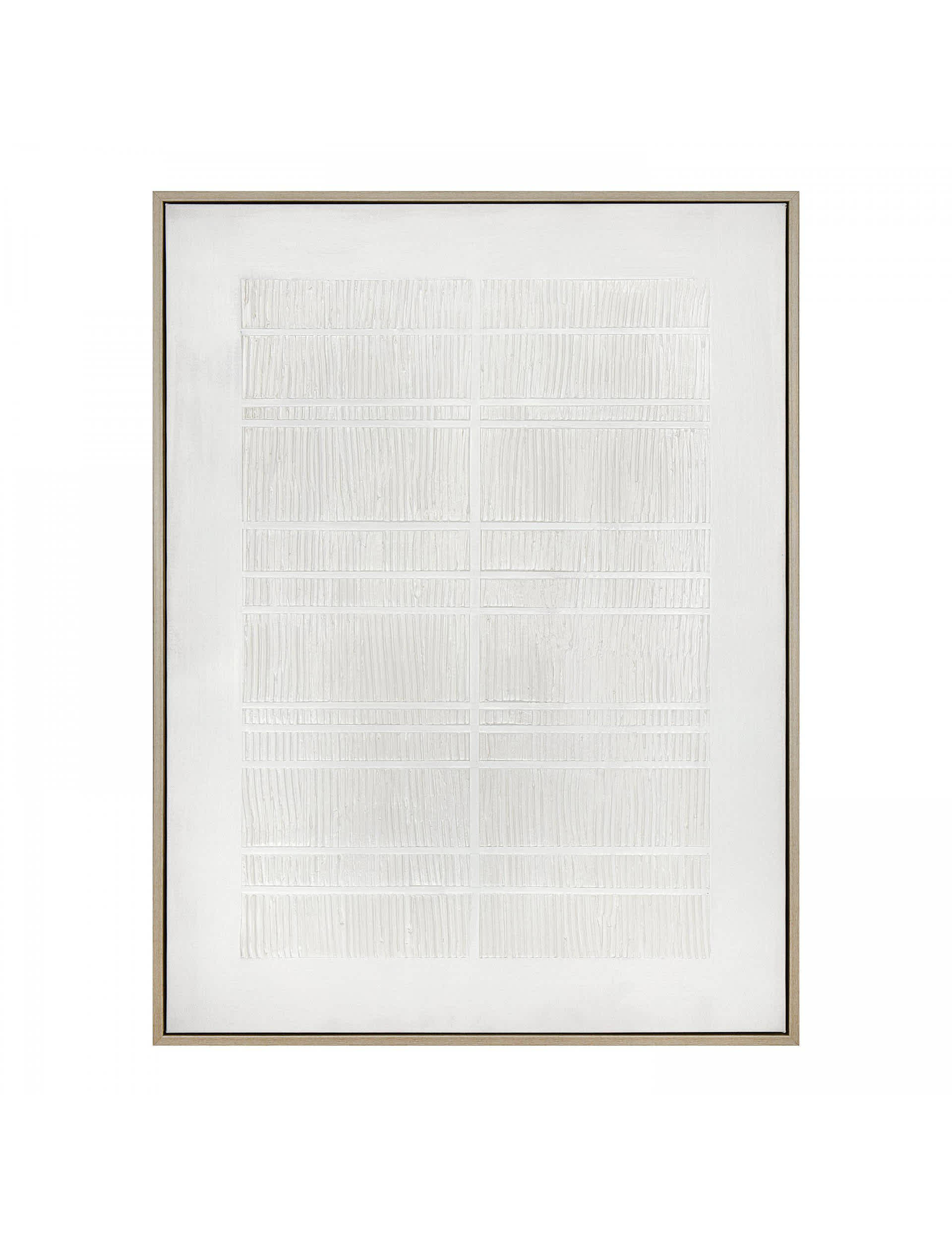 Gallery Direct Impression I Abstract Framed Canvas - White, White