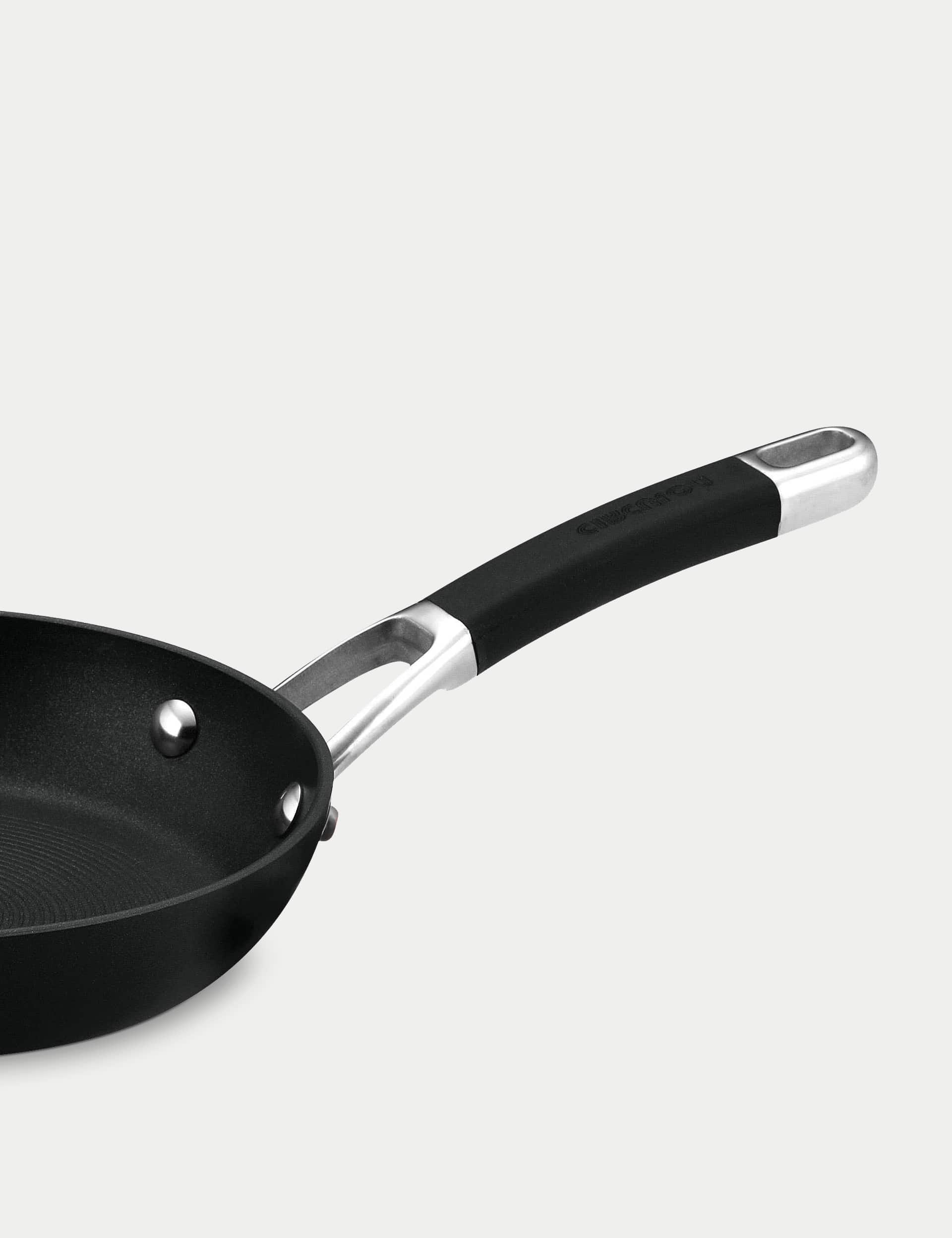 Circulon 2 Piece Hard Anodised Frying Pan Set - Black, Black