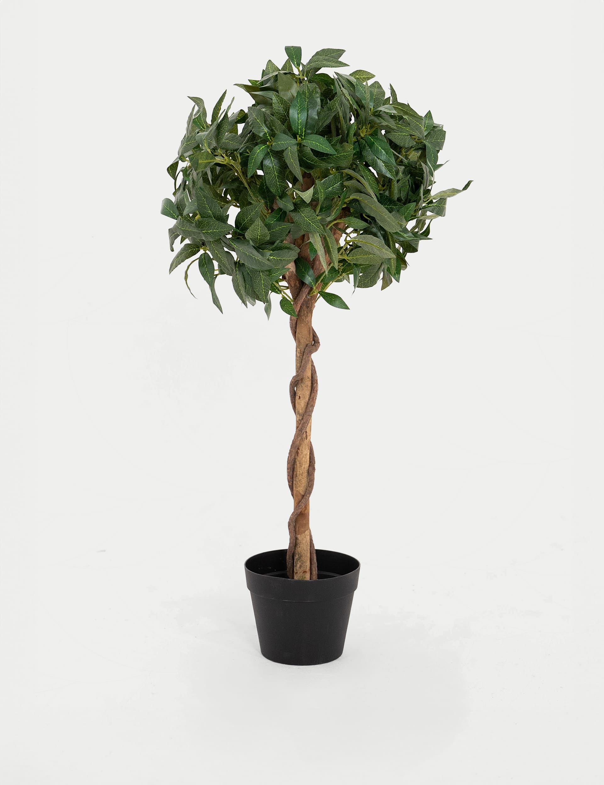 Blooming Artificial 3ft Artificial Bay Laurel Tree in Pot - Green, Green