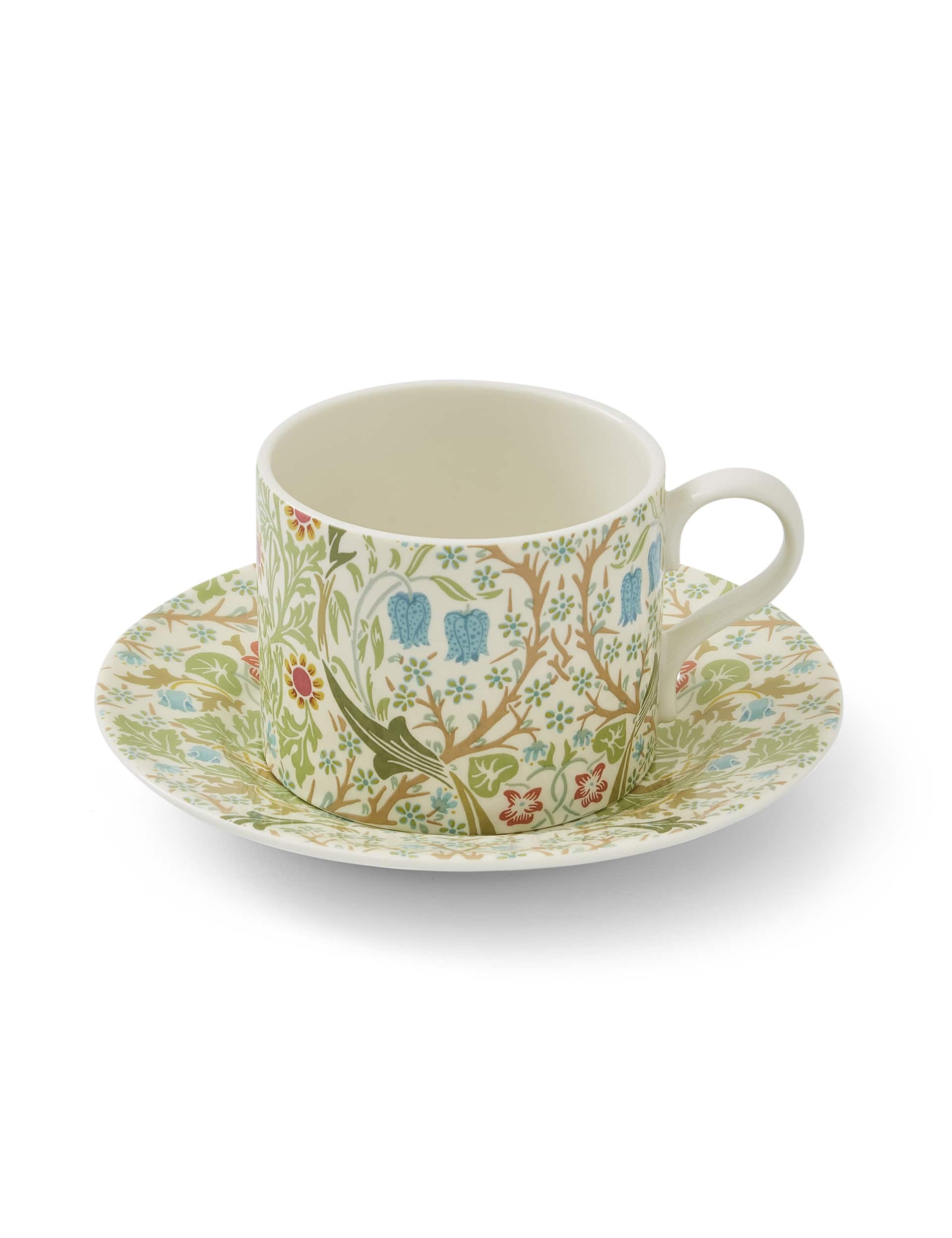 Morris & Co Blackthorn Cup & Saucer - Multi, Multi