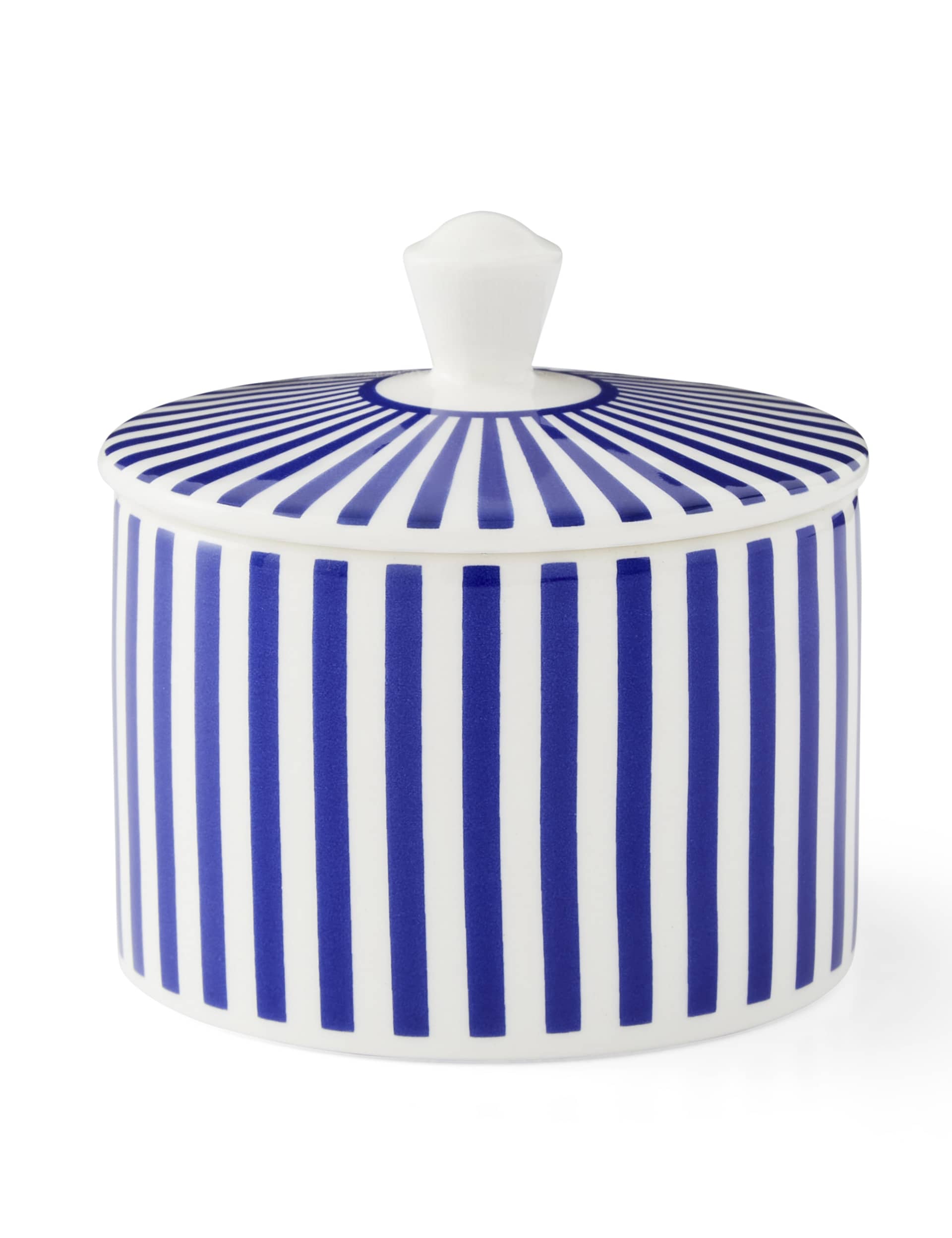 Spode Steccato Sugar Bowl - Blue, Blue