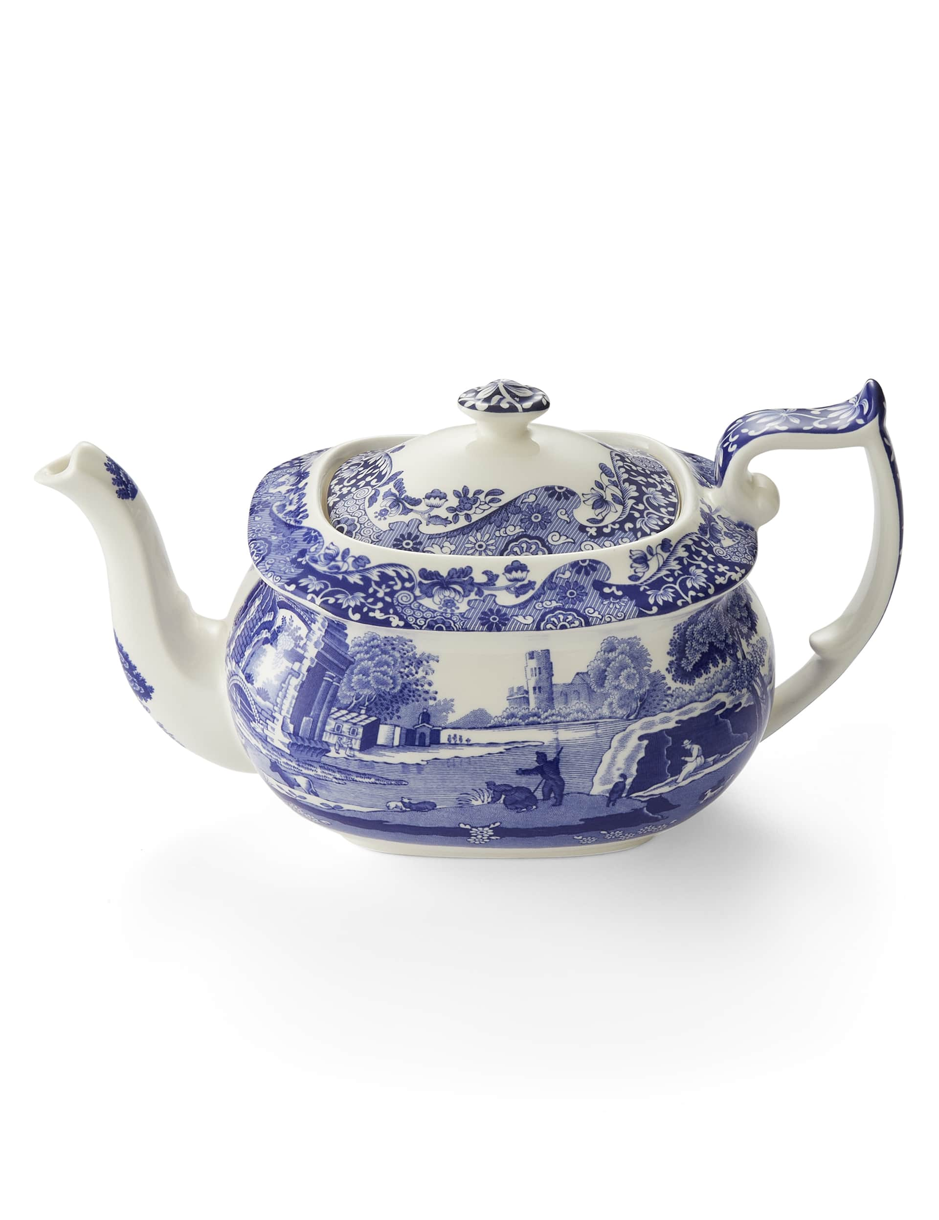 Spode Blue Italian Teapot, Blue