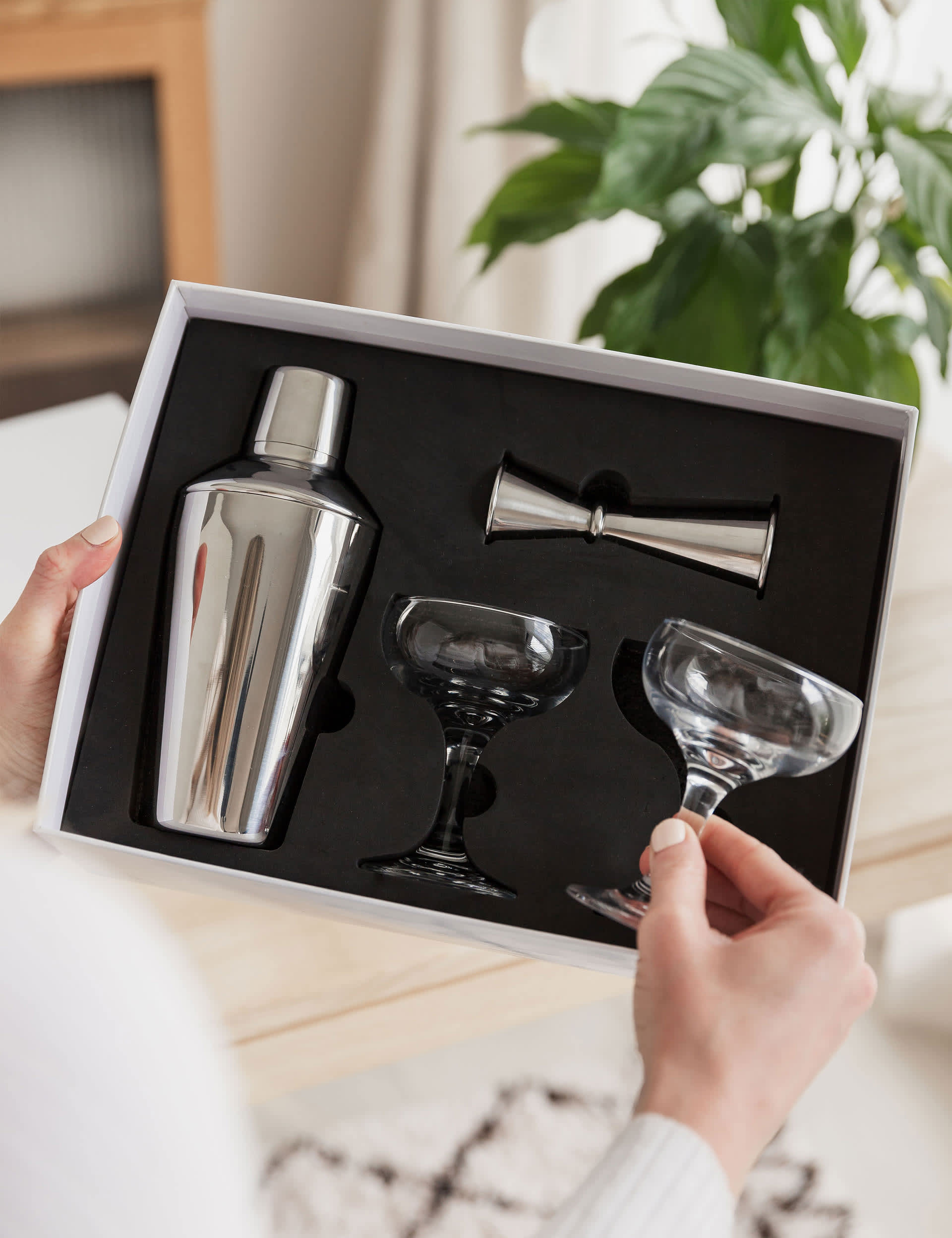 Uberstar Espresso Martini Cocktail Gift Set - Silver, Silver