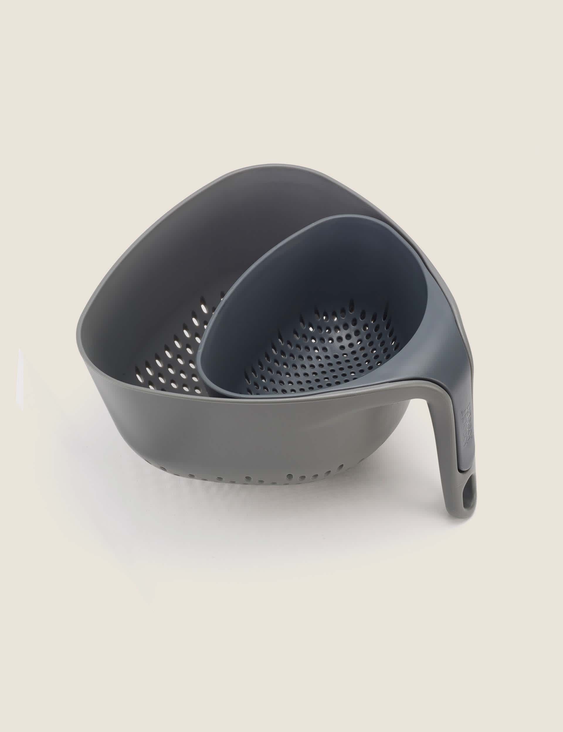 Joseph Joseph 2 Piece Nest Colander Set - Grey, Grey