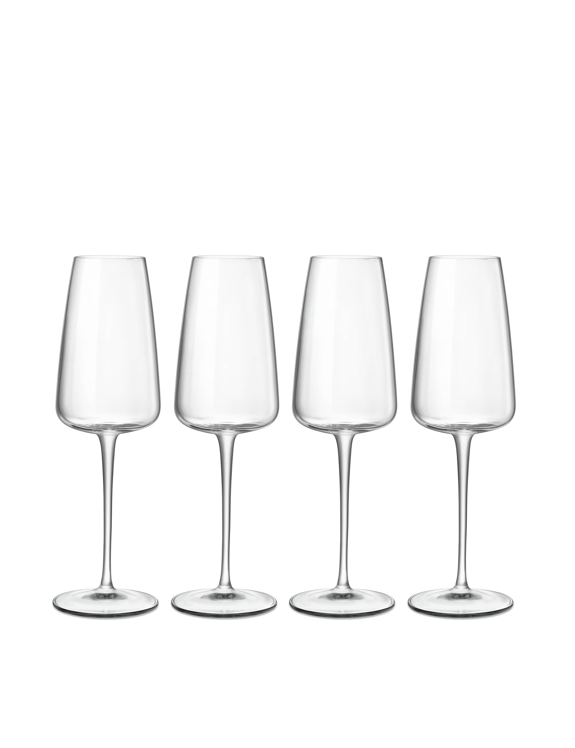 Luigi Bormioli Set of 4 Talismano Champagne Flutes