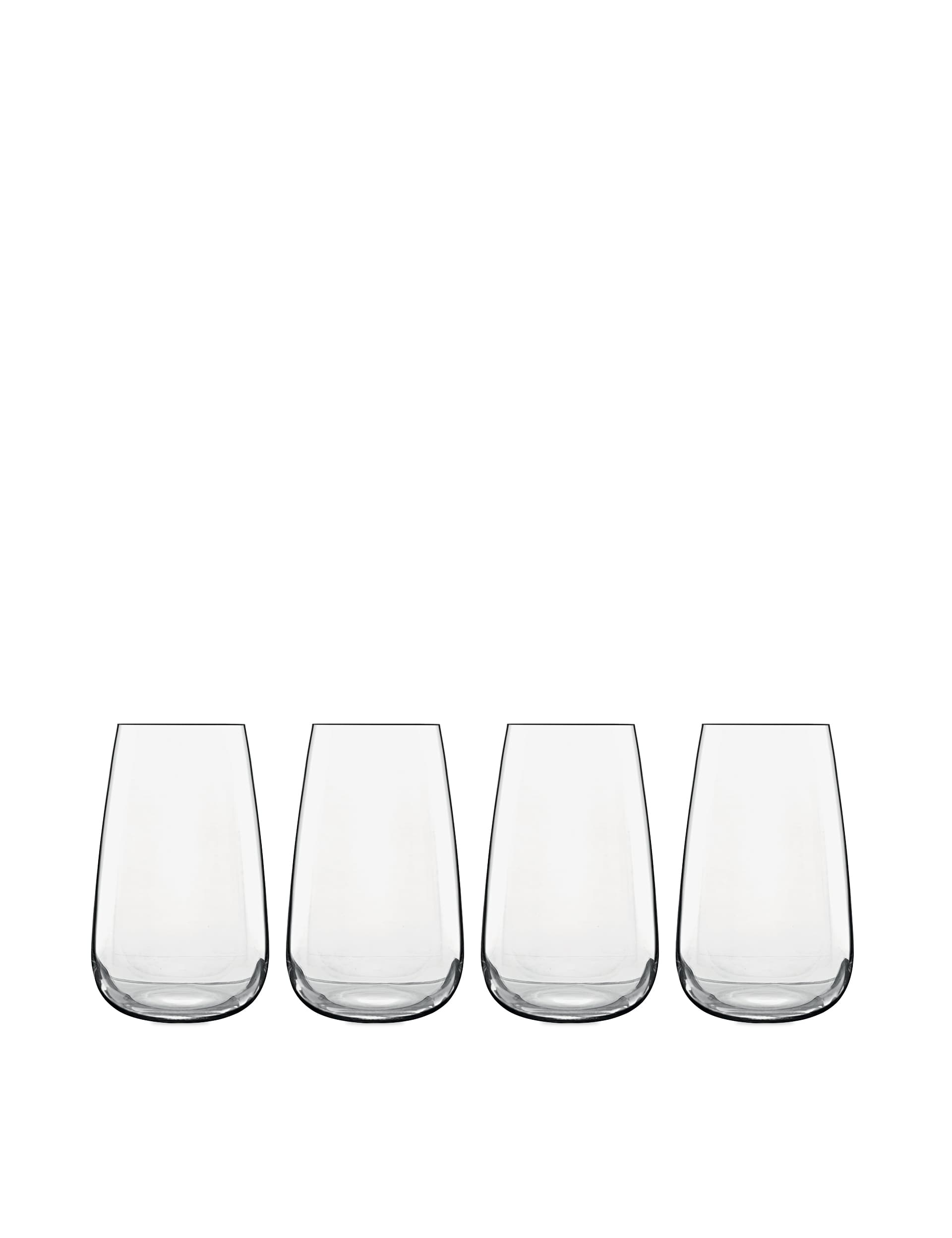 Luigi Bormioli Set of 4 Talismano Hi Ball Glasses