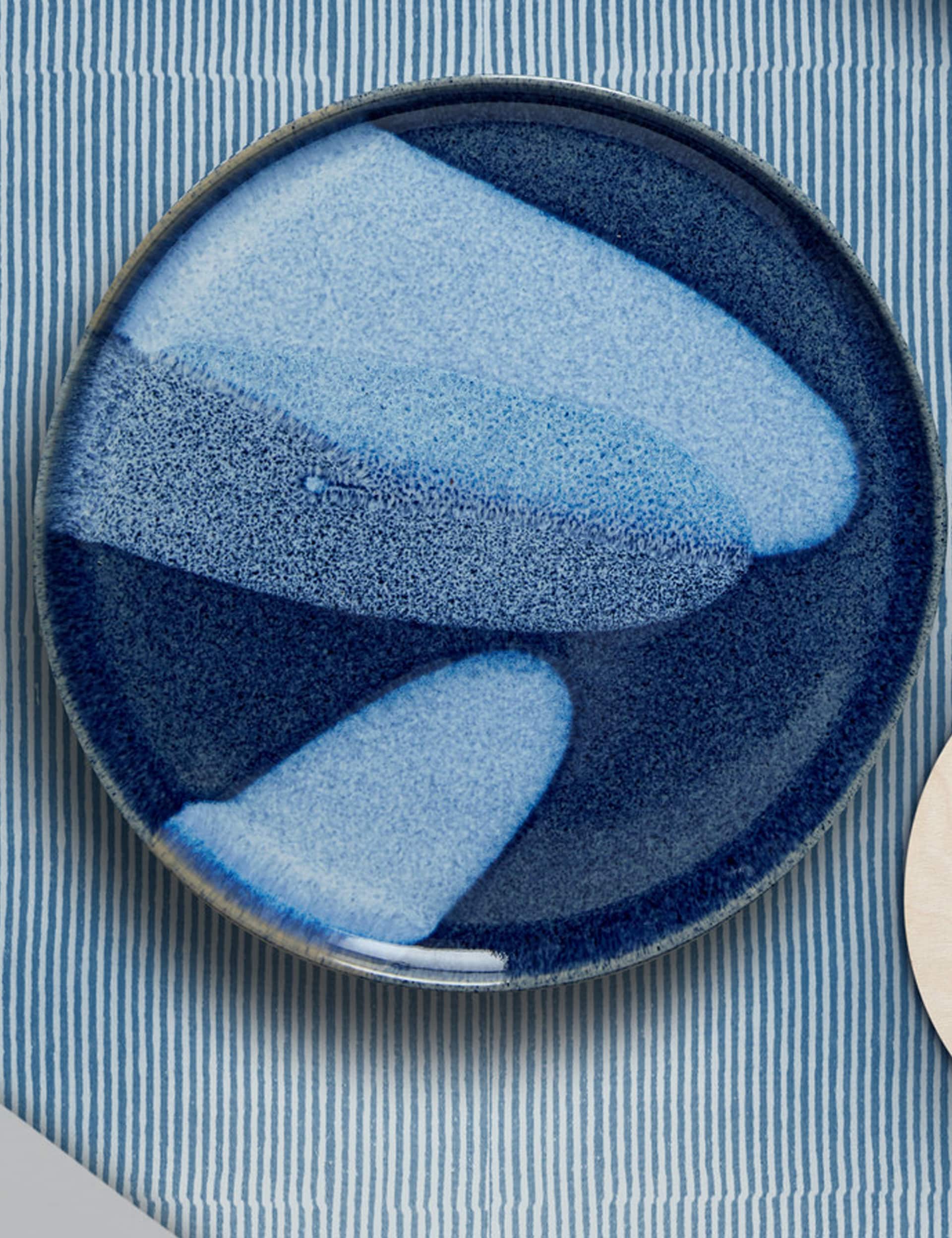 Denby Studio Blue Accent Platter  Blue