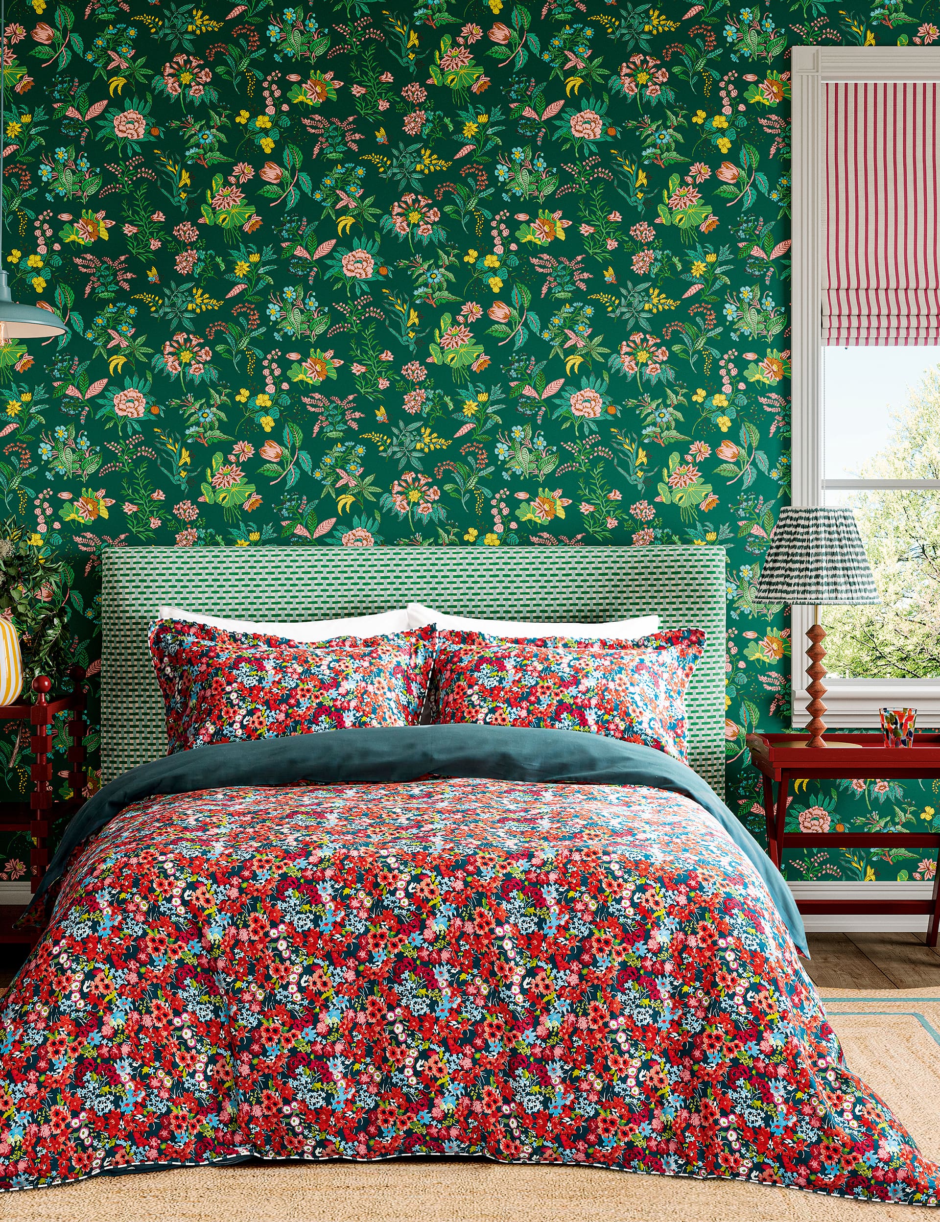 Harlequin Pure Cotton Sateen Wildflower Meadow Bedding Set - SGL - Multi, Multi