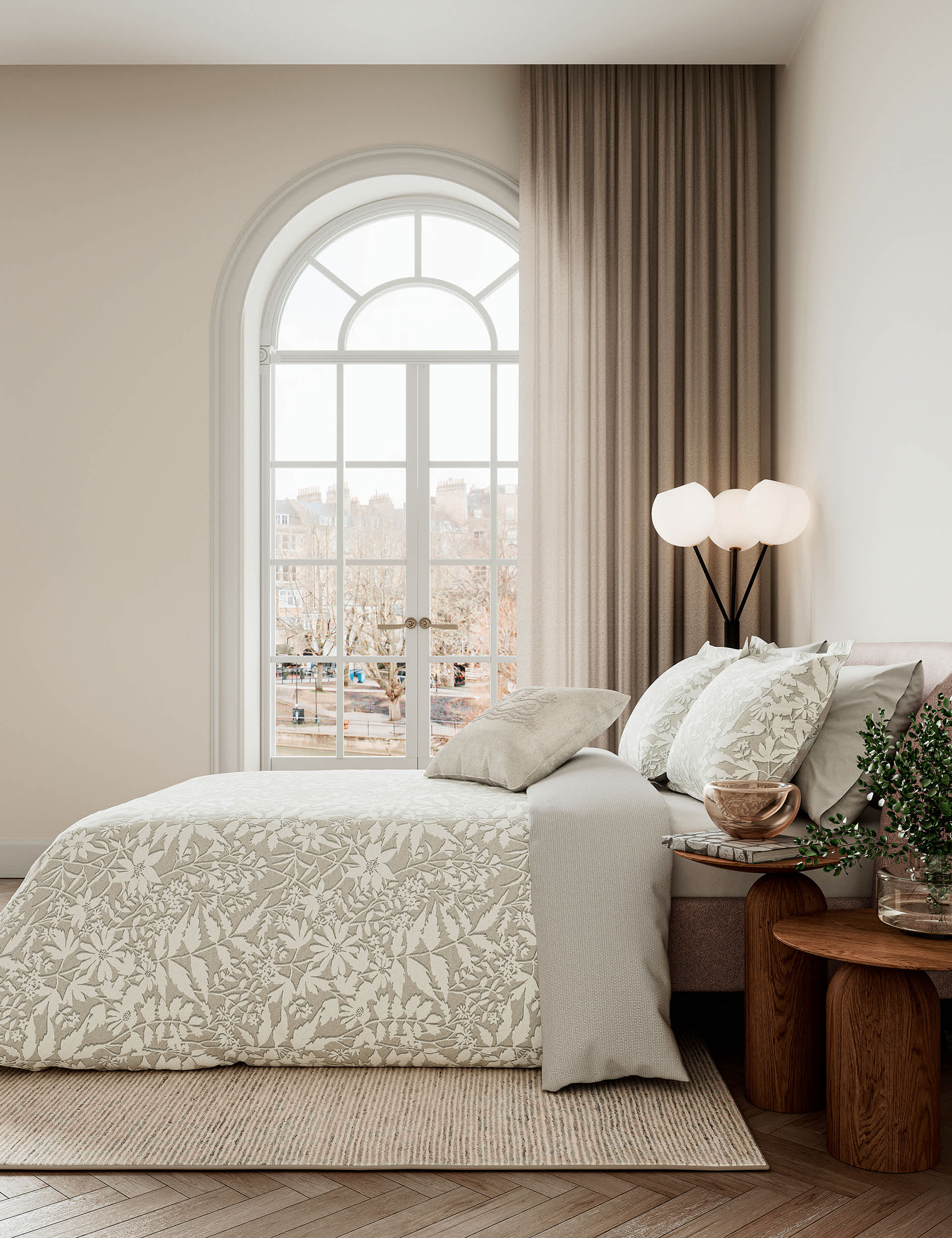 Bedeck Of Belfast Pure Cotton Atiya Bedding Set