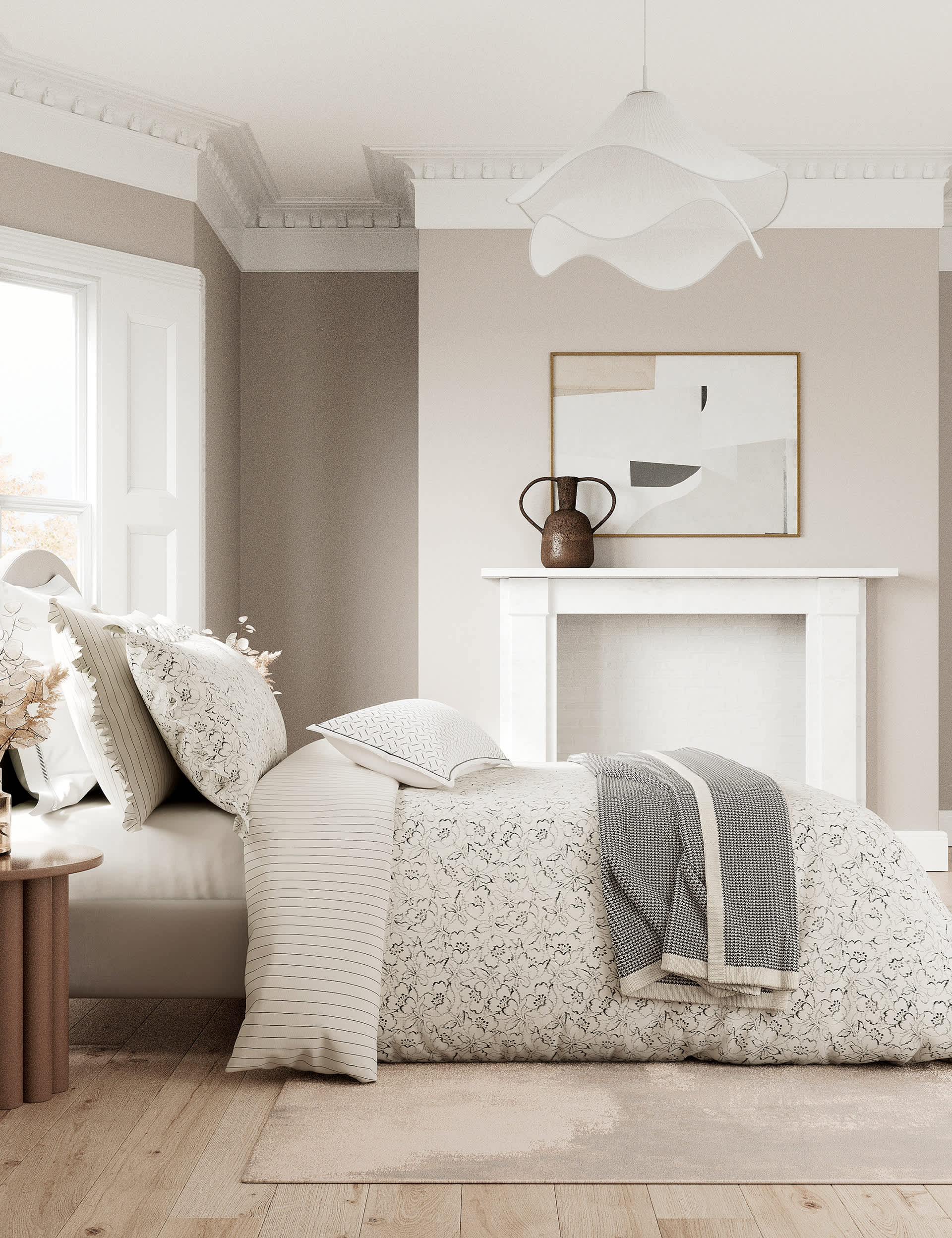 Bedeck Of Belfast Cotton Blend Ayda Bedding Set