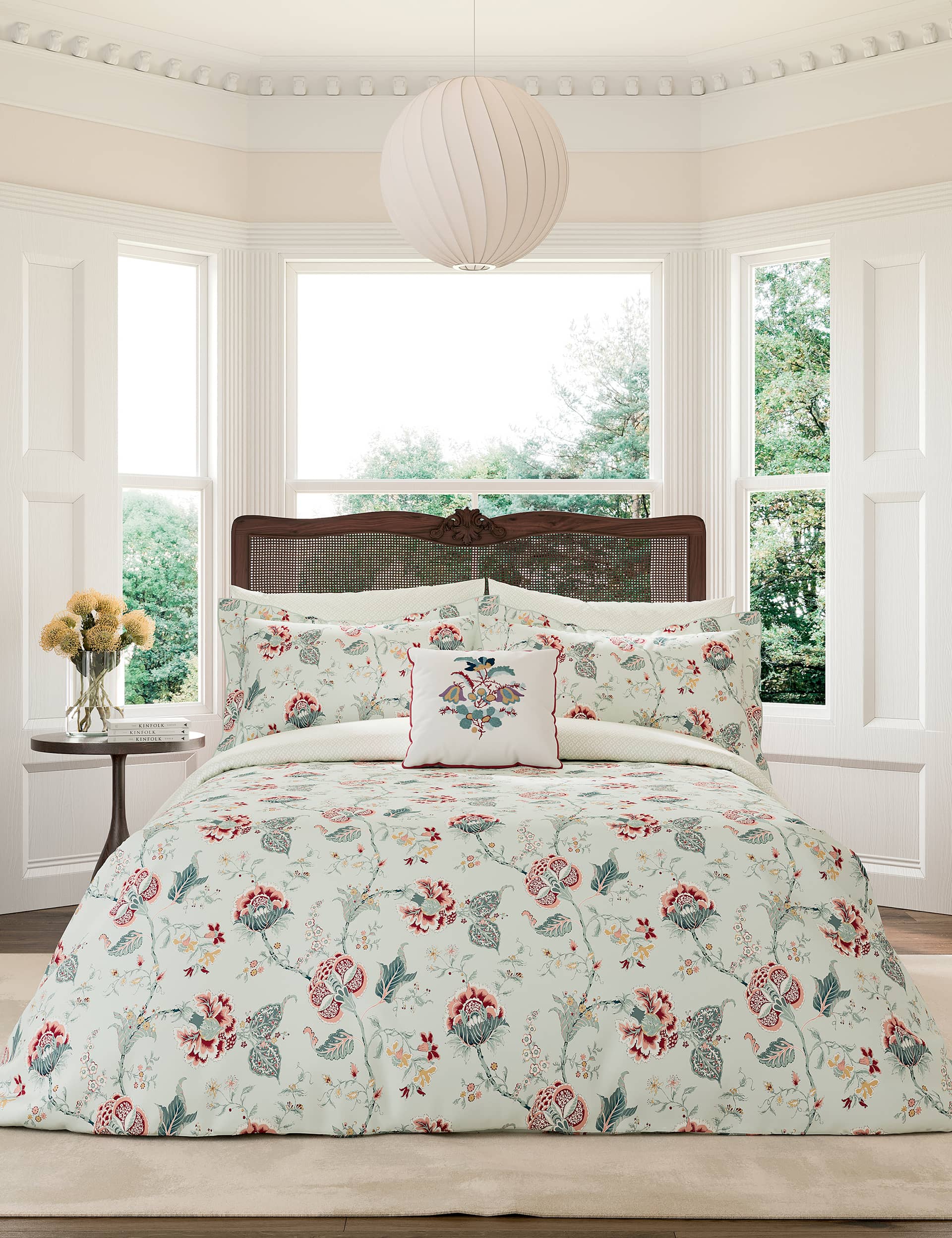 V&A Pure Cotton Palampore Trail Bedding Set