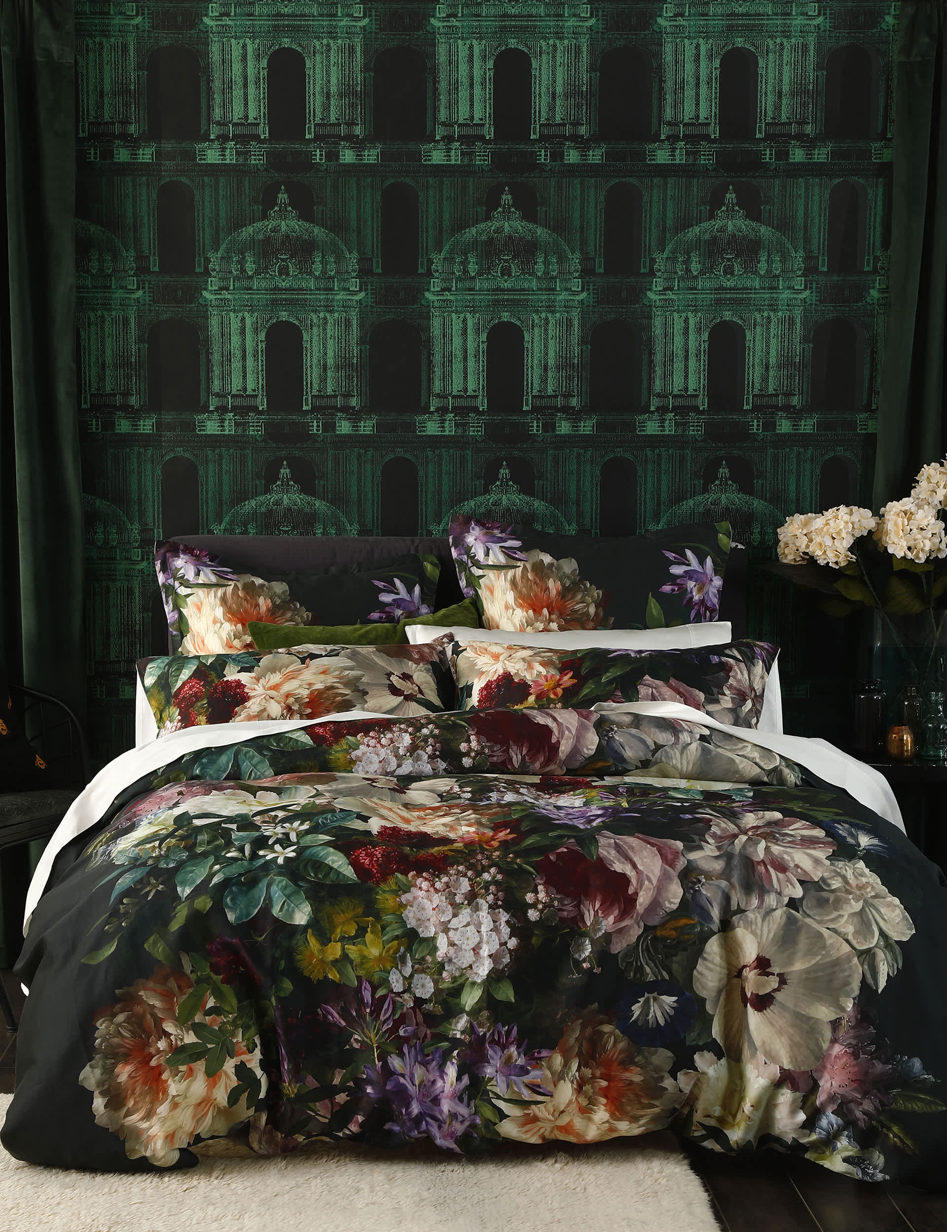 Mm Linen Pure Cotton Flori Bedding Set
