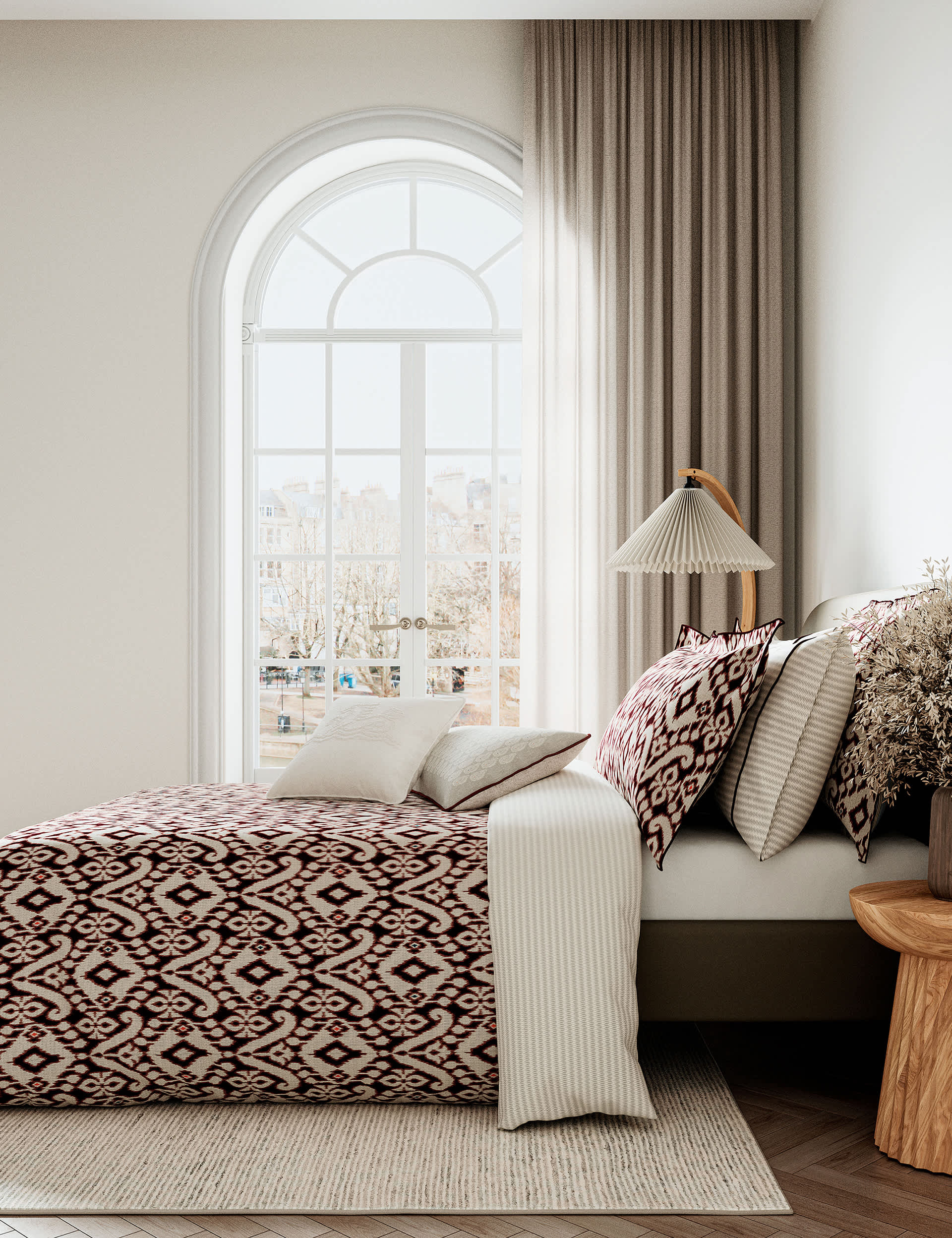 Bedeck Of Belfast Pure Cotton Sato Bedding Set