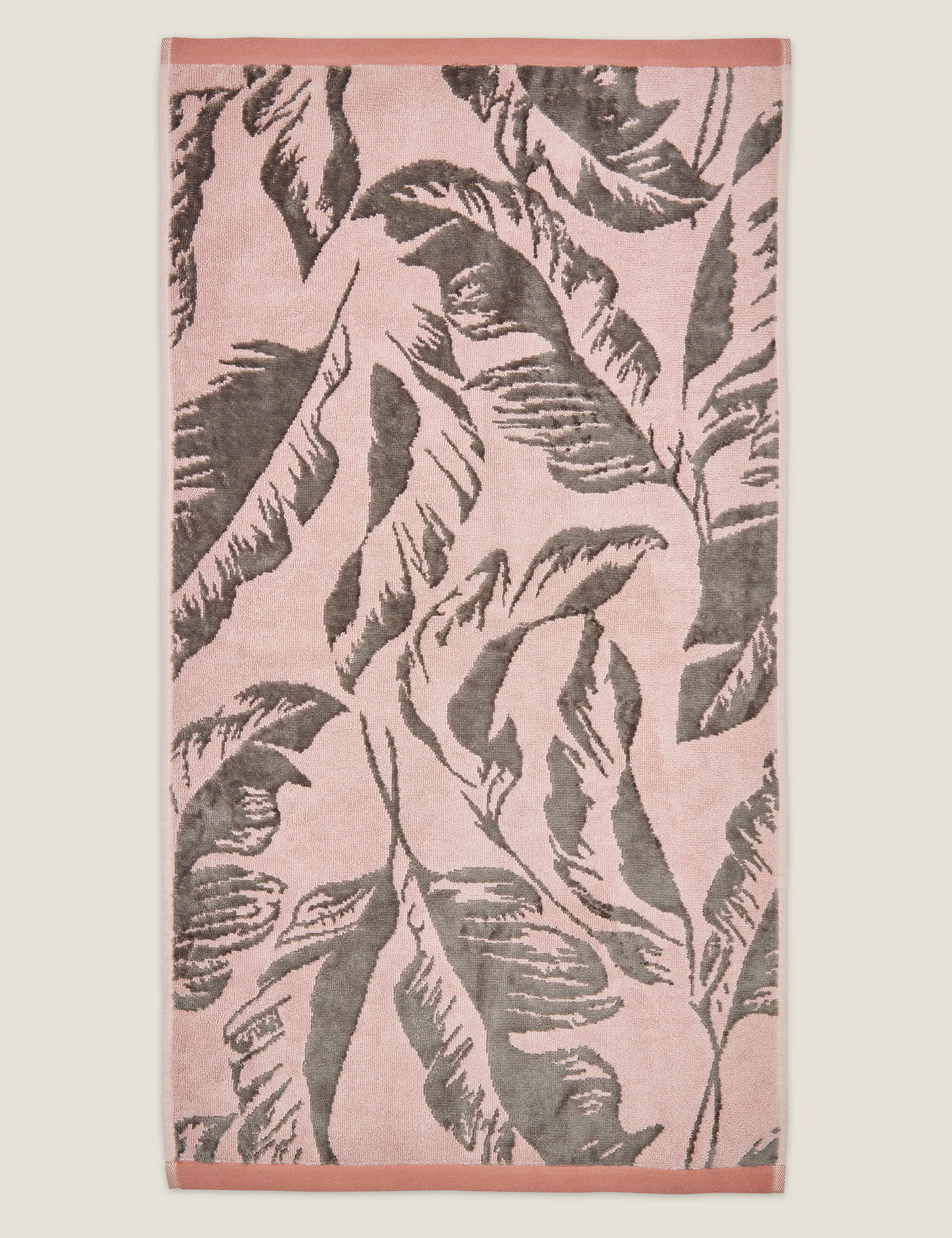 Ted Baker Cotton Blend Urban Forager Towel - EXL - Soft Pink, Soft Pink