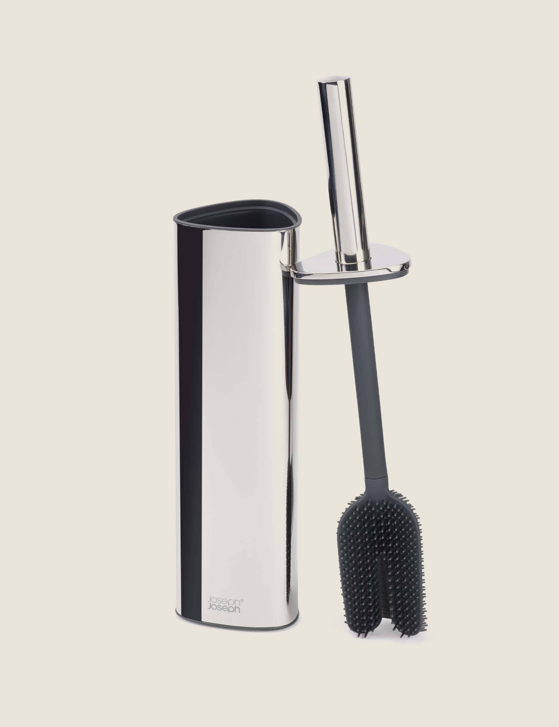 Joseph Joseph Flex 360 Luxe Toilet Brush - Steel, Steel