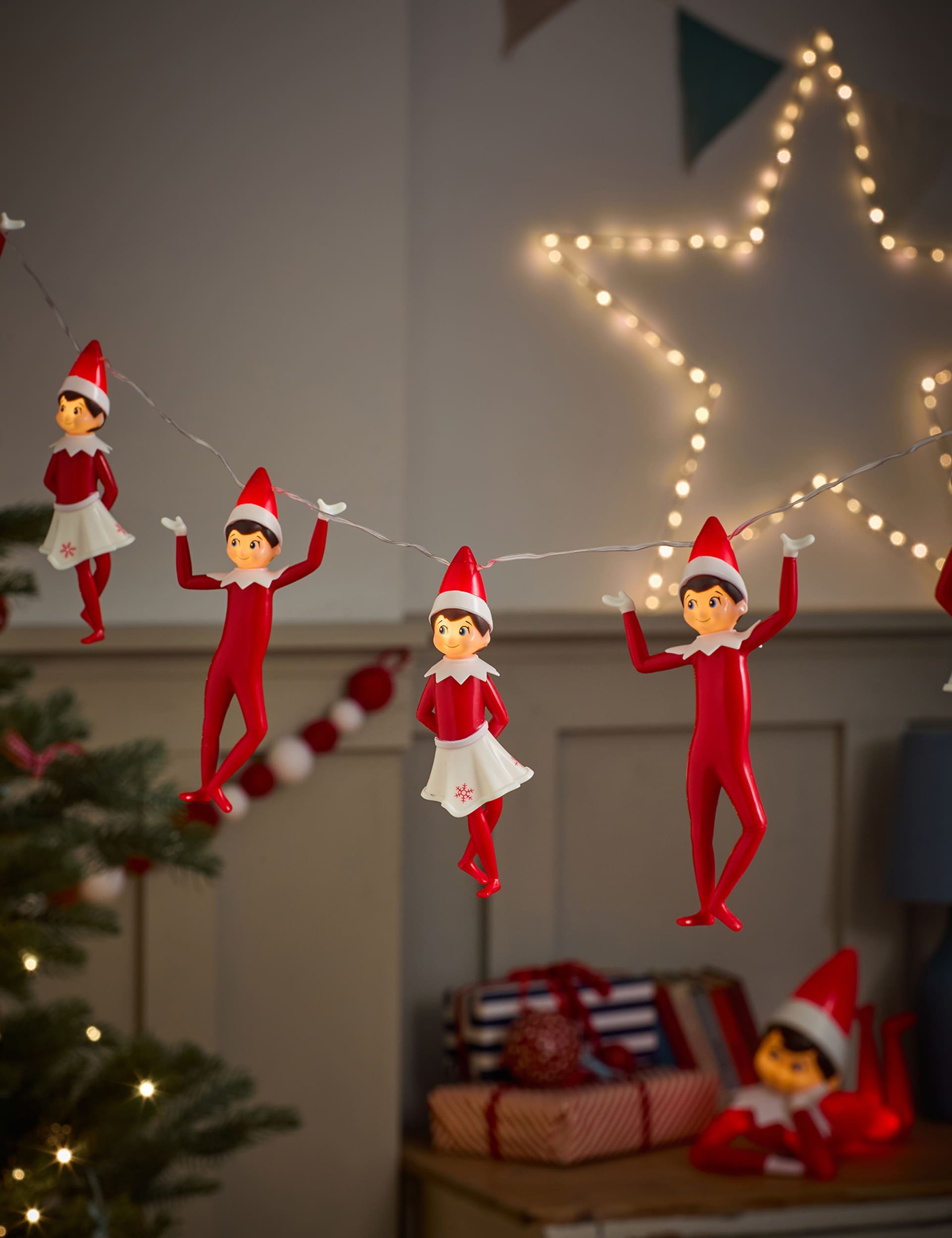 Lights4Fun Elf on the Shelf String Lights - Multi, Multi