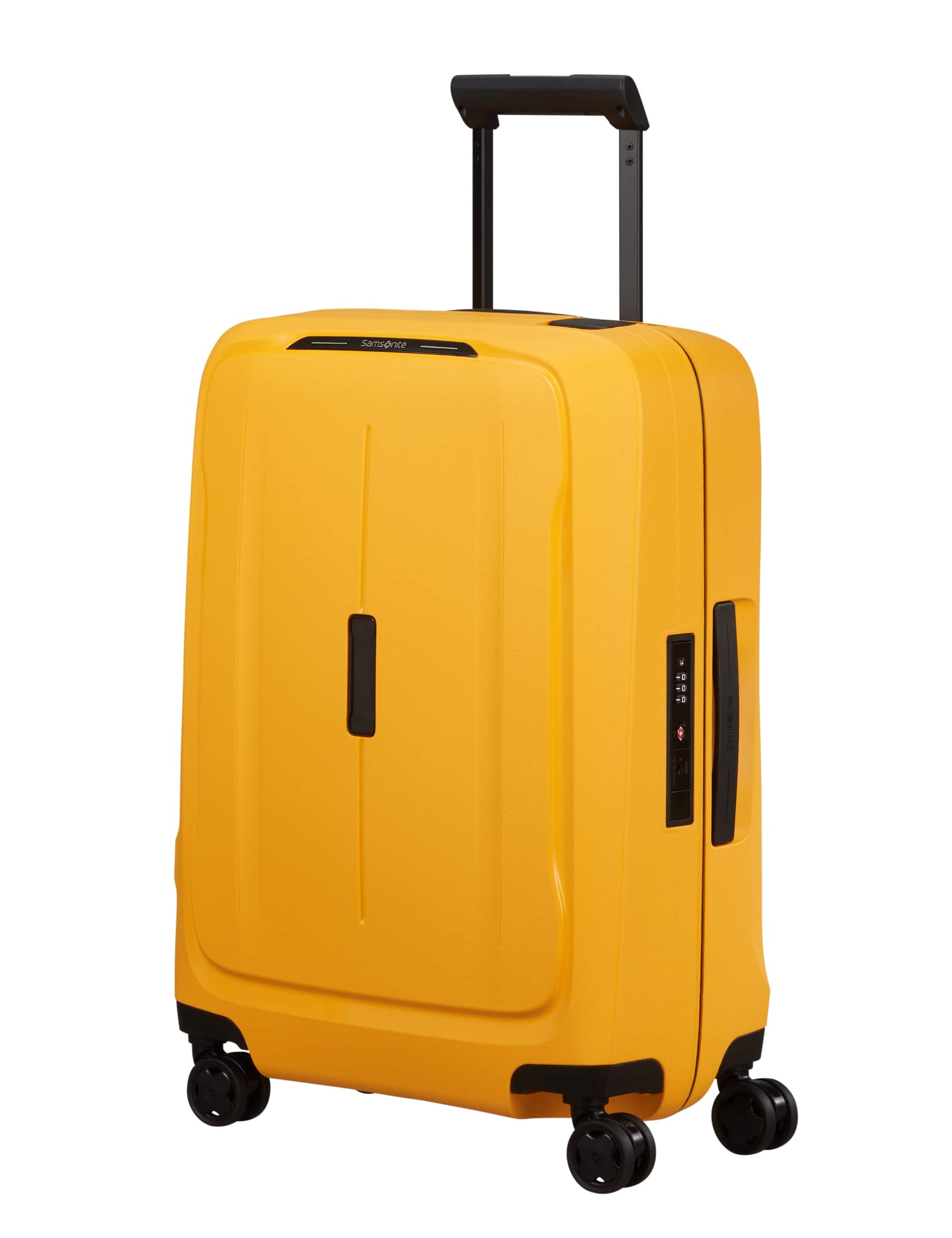 Samsonite Essens 4 Wheel Hard Shell Cabin Suitcase - Yellow, Yellow,Navy,Black