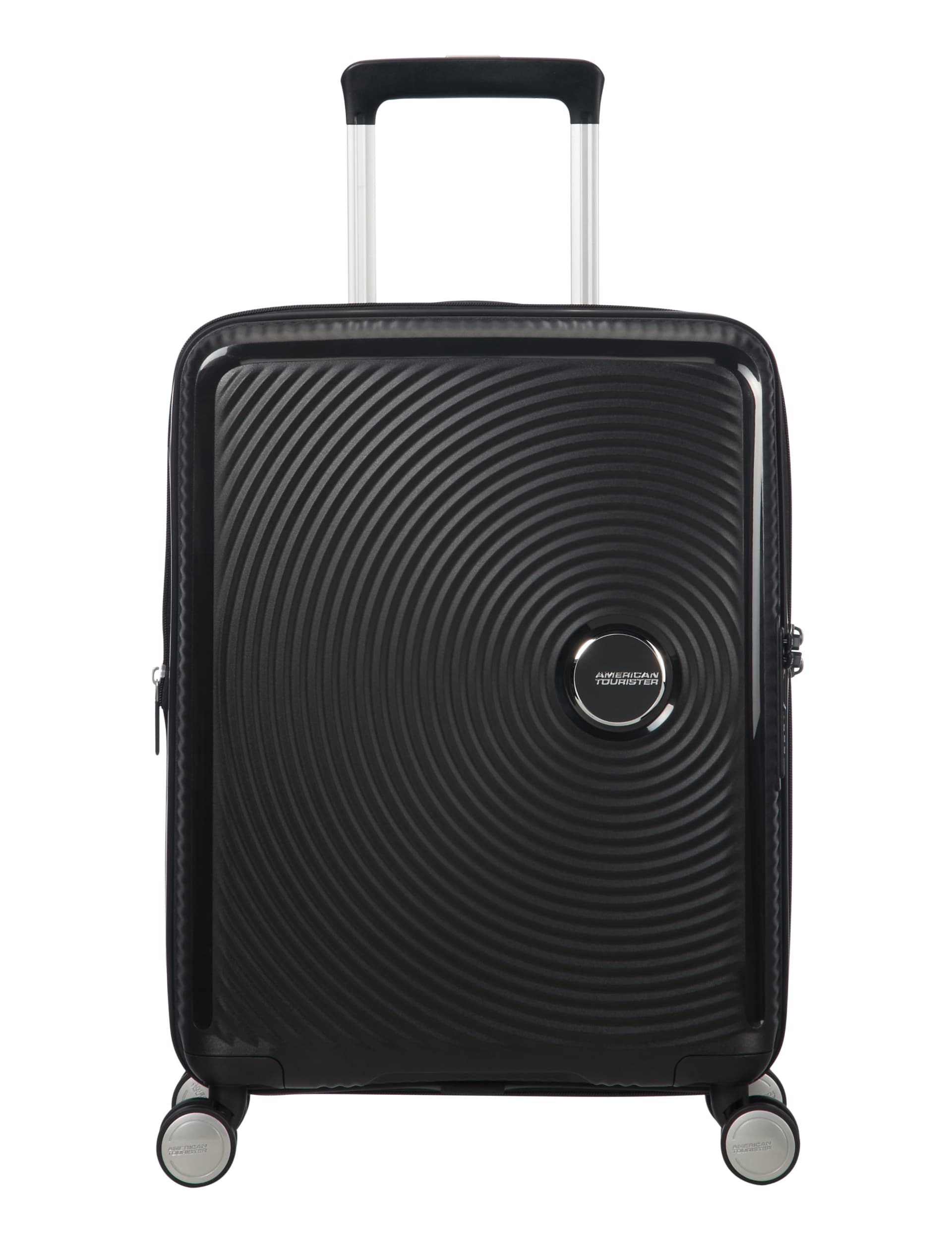 American Tourister Soundbox 4 Wheel Hard Shell Cabin Suitcase - Black, Yellow,Black