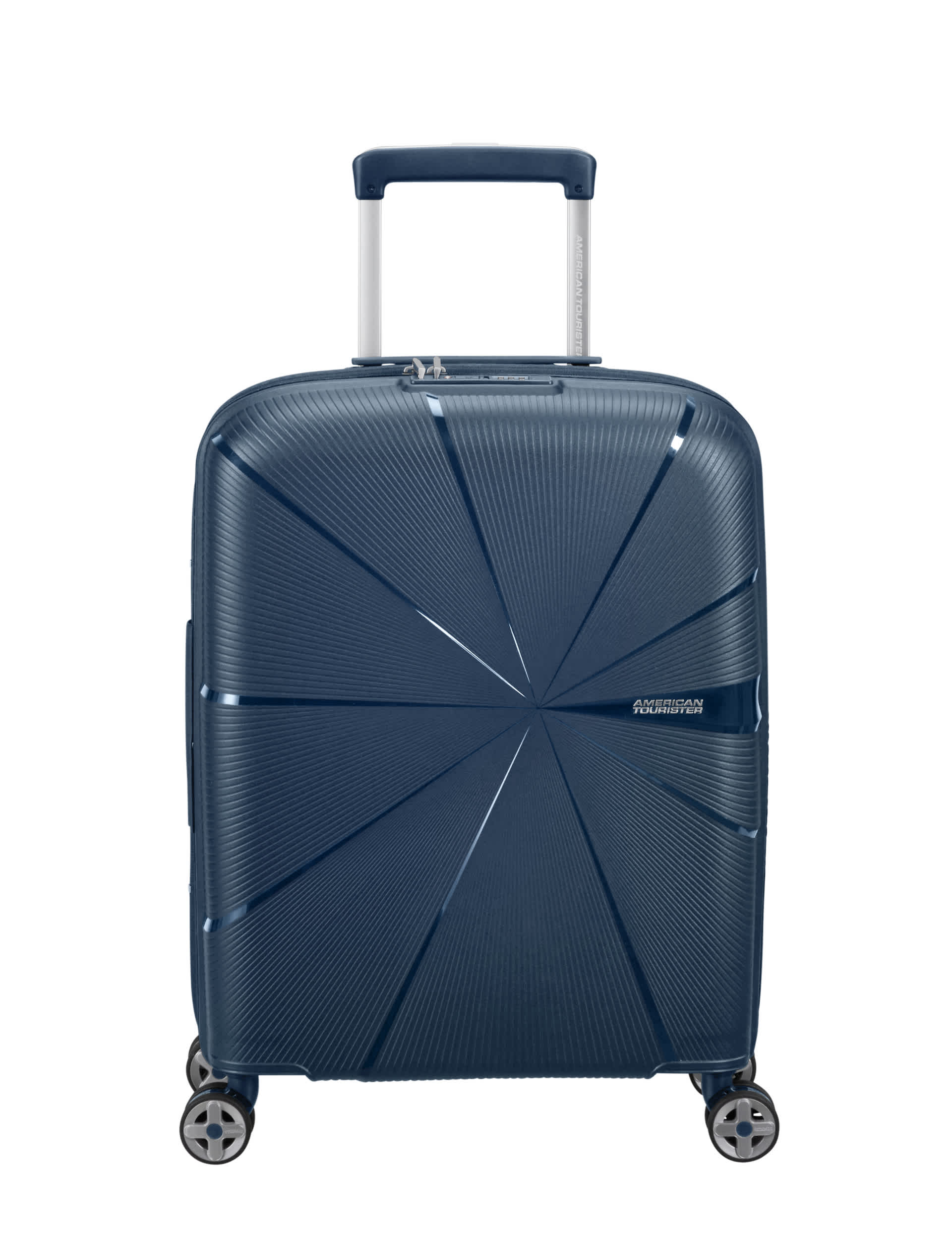 American Tourister Starvibe 4 Wheel Hard Shell Cabin Suitcase - Navy, Black,Navy,Turquoise