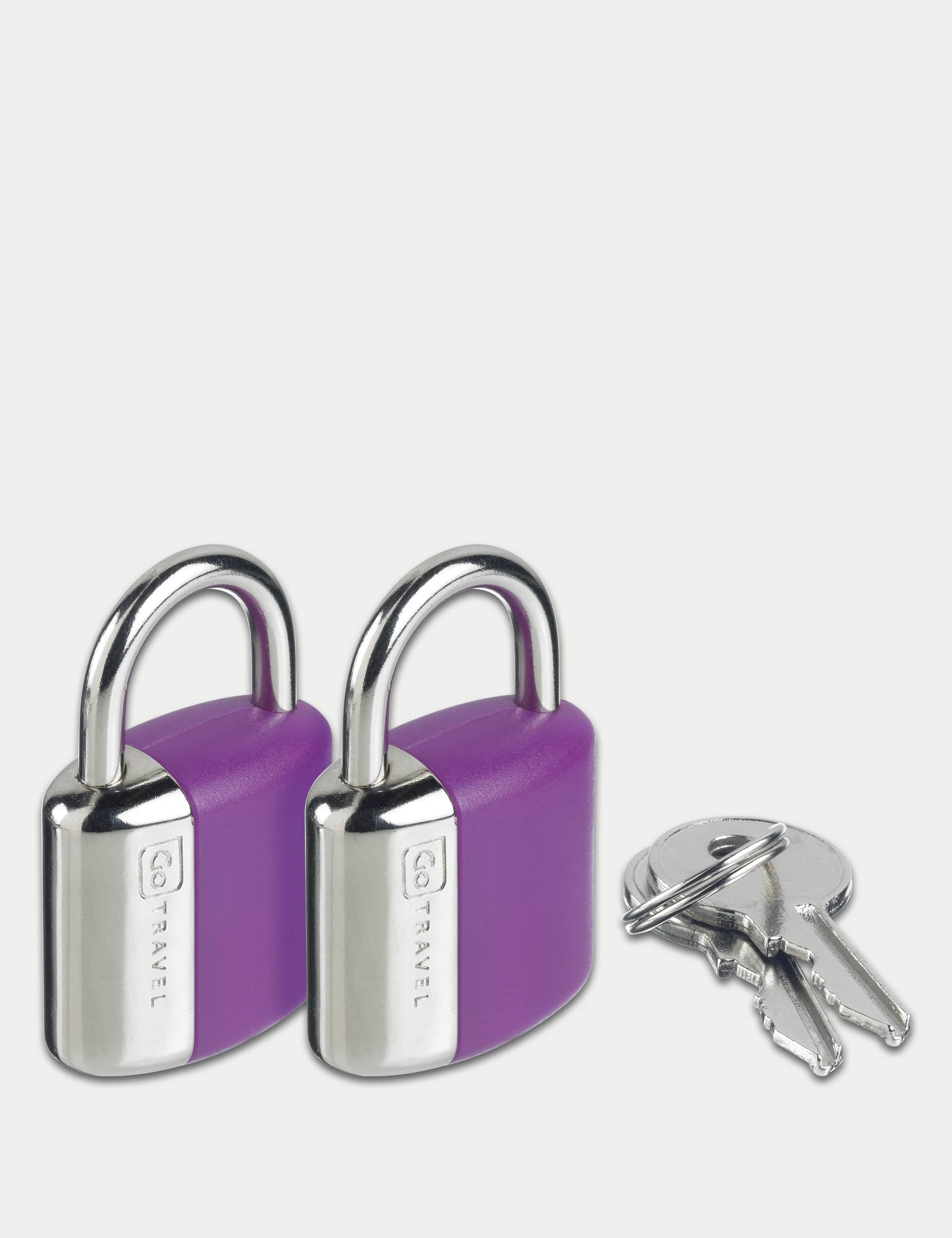 Go Travel Set of 2 Glo Key Suitcase Locks - Multi, Multi