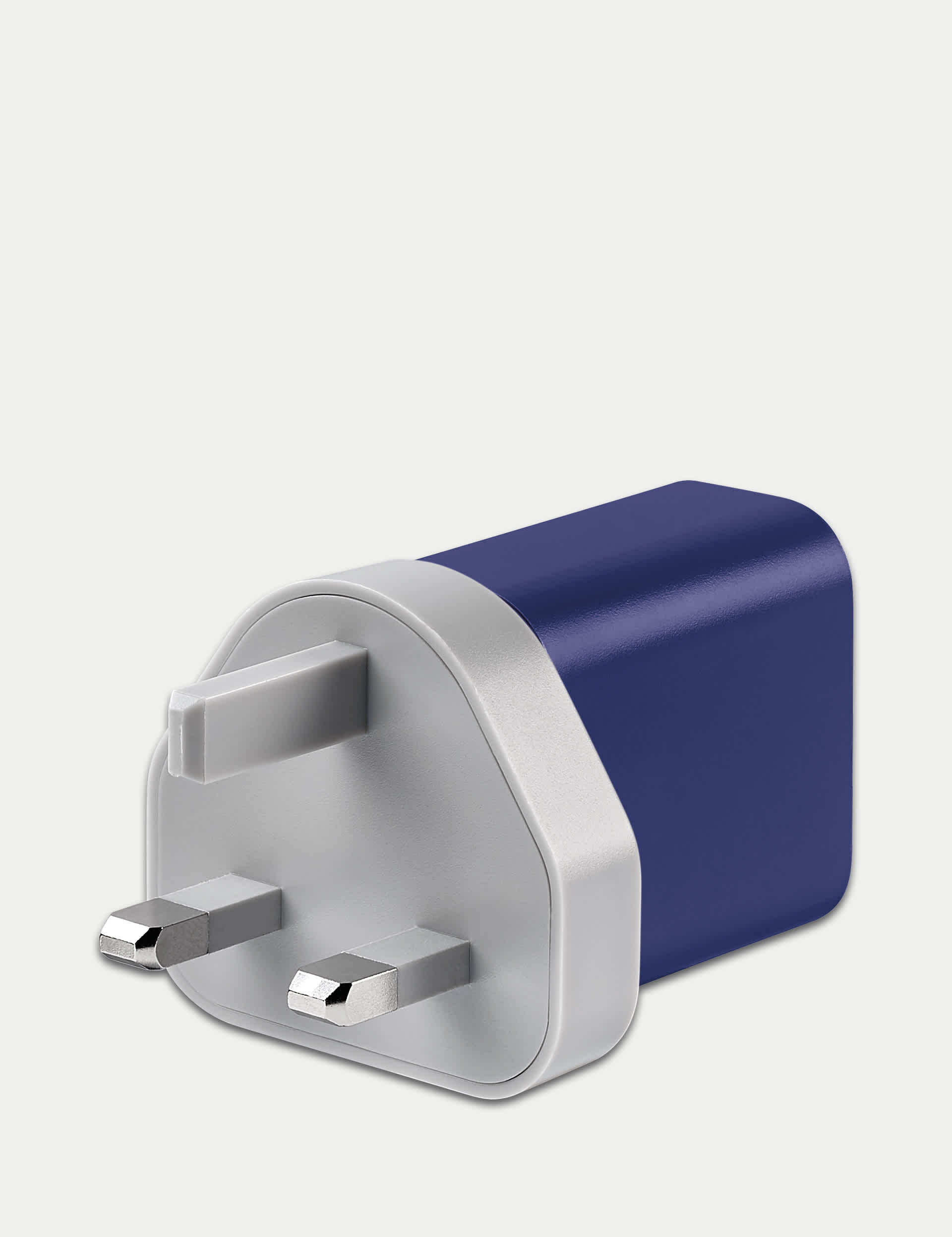 Go Travel Worldwide USB A & C Charger - Blue, Blue