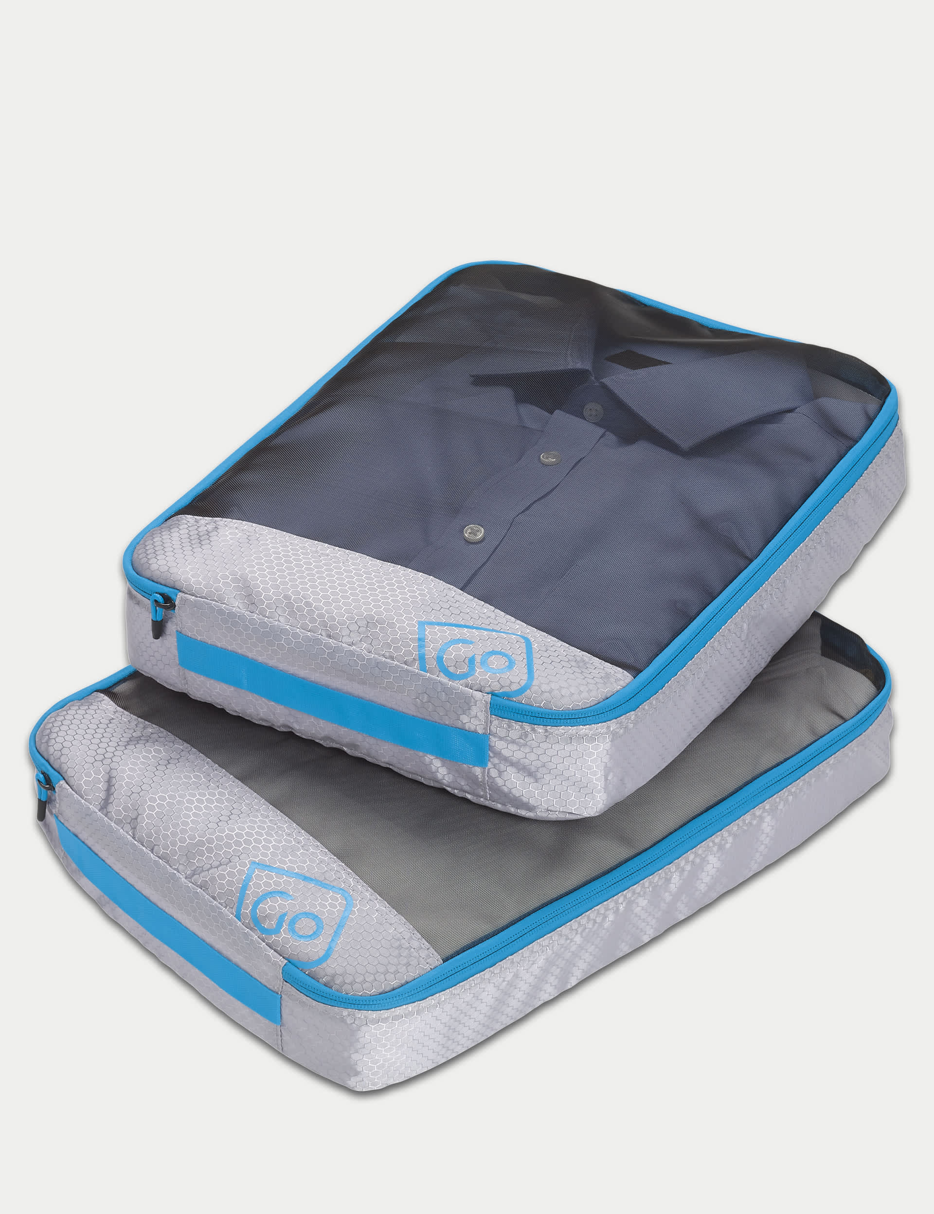 Go Travel 2pk Packing Cubes - Blue, Blue