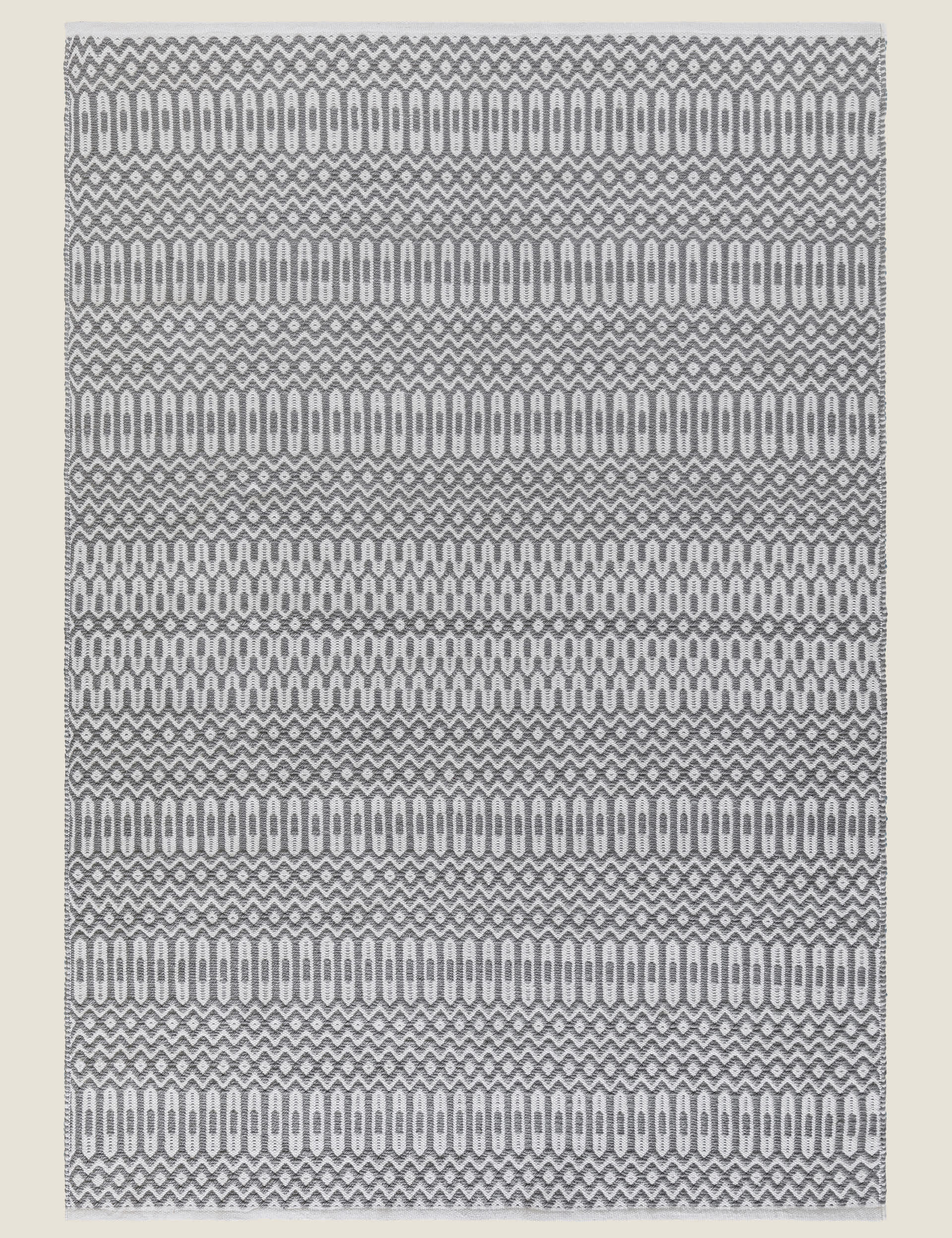 Asiatic Halsey Geometric Indoor & Outdoor Rug - MED - Grey, Grey