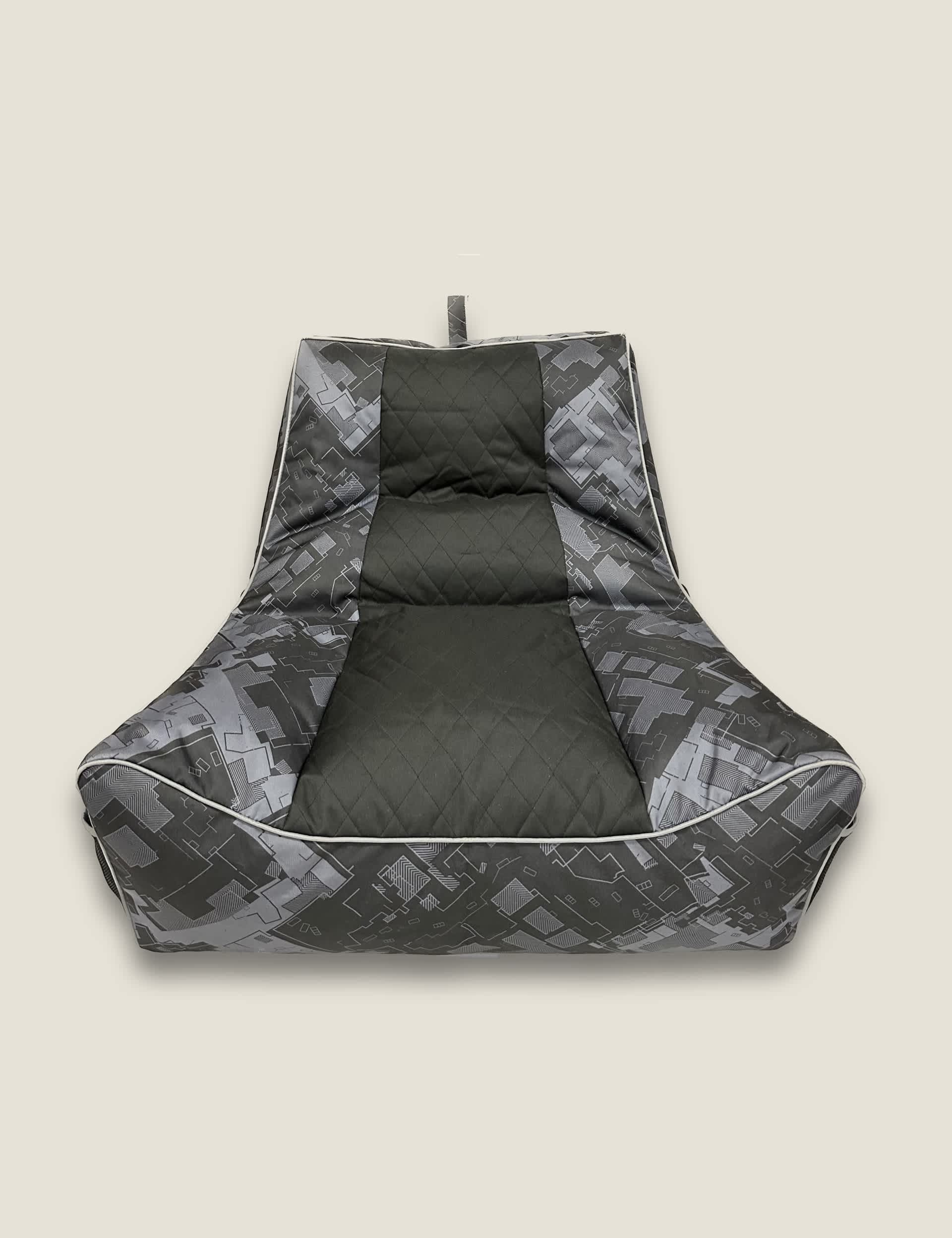 Kaikoo Gaming Chair Beanbag - Black Mix, Black Mix