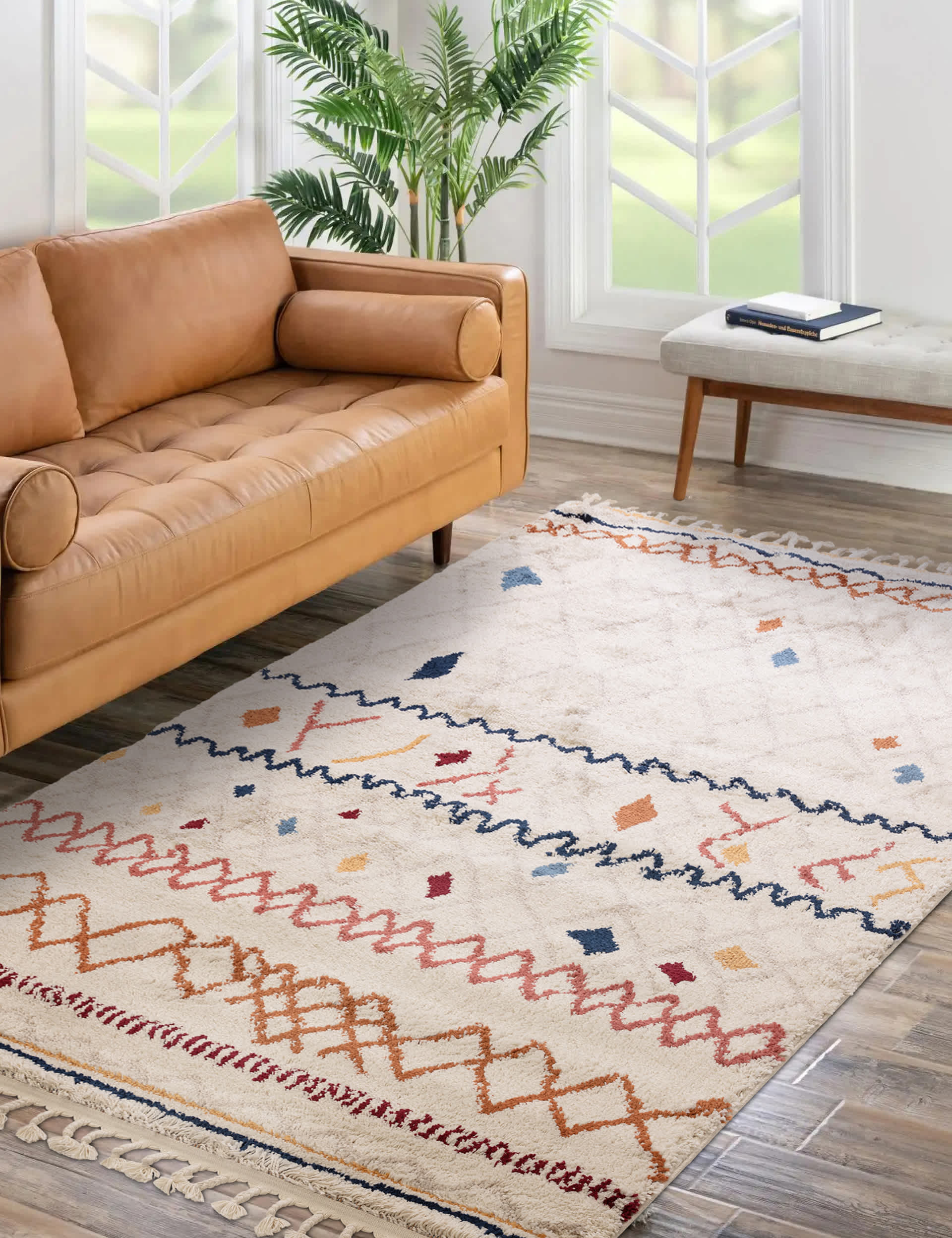 Asiatic Agadir Berber Rug - L - Multi, Multi