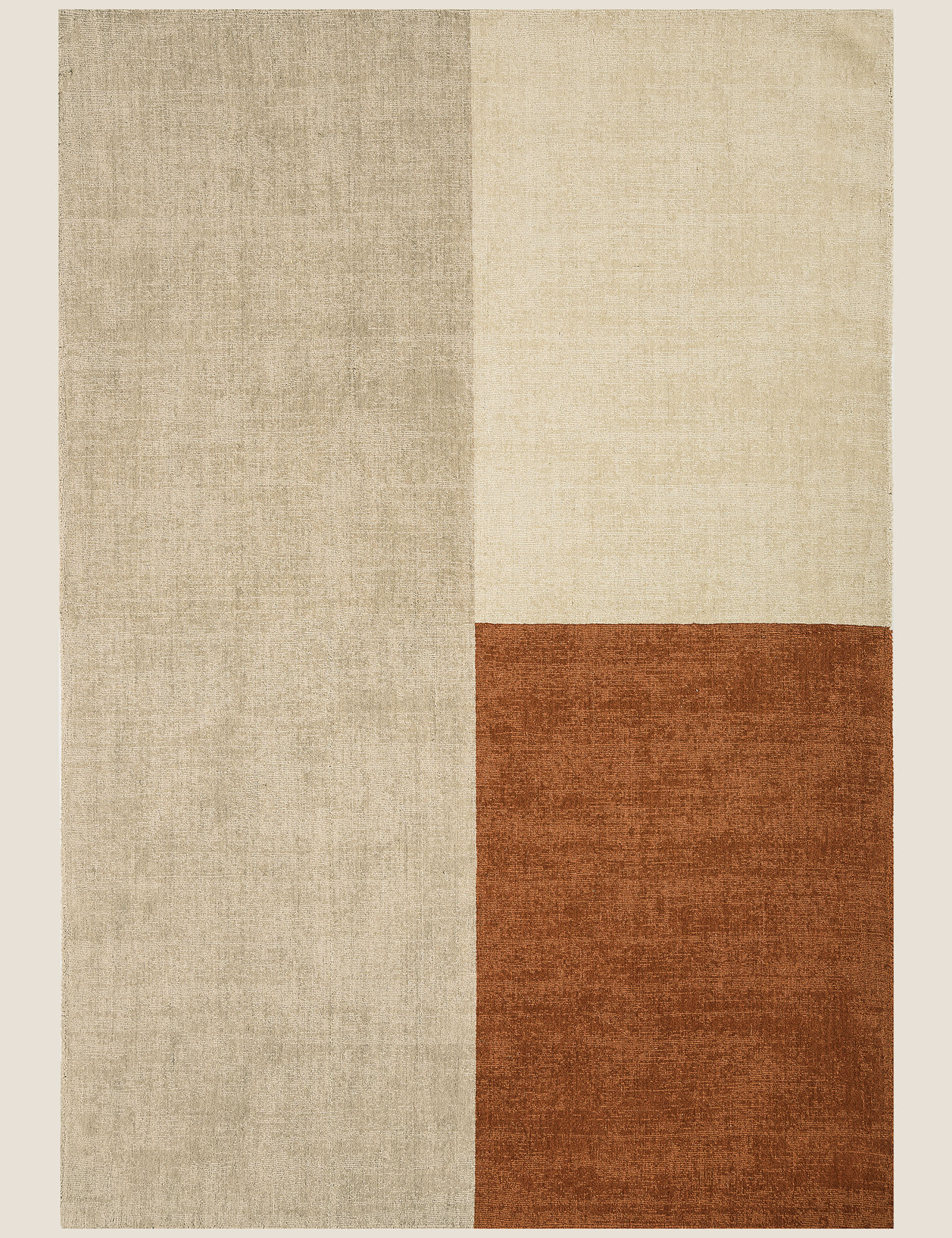 Asiatic Blox Pure Wool Rug - M - Copper, Copper