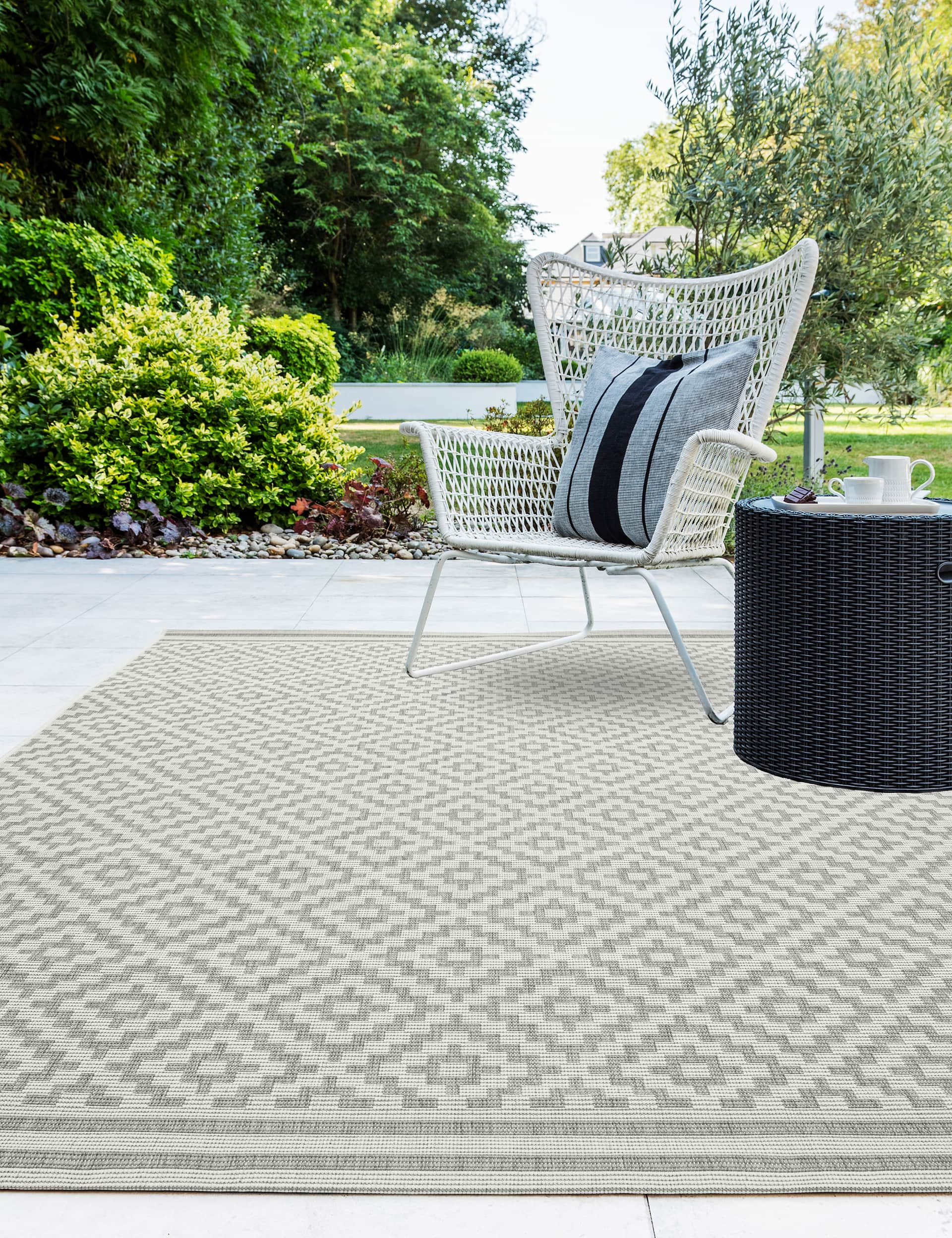 Asiatic Patio Rug - M - Grey Mix, Grey Mix