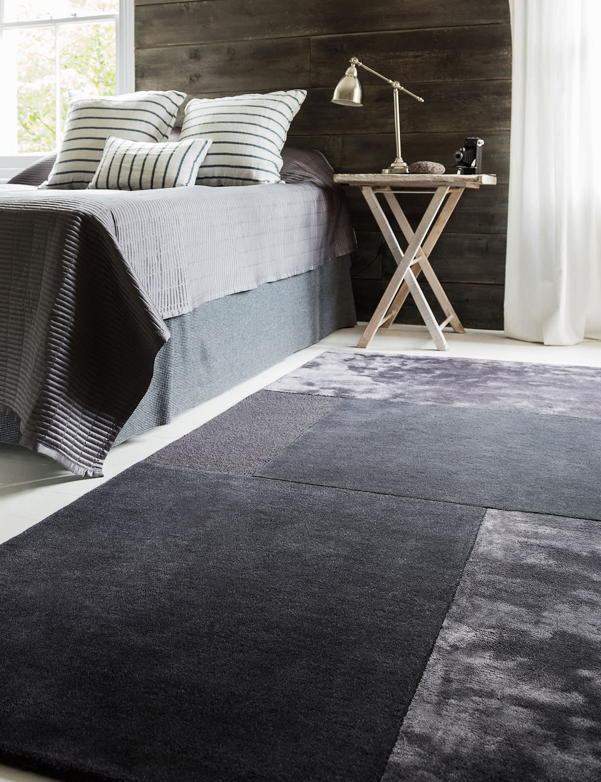 Asiatic Tate Tonal Rug - Charcoal, Charcoal