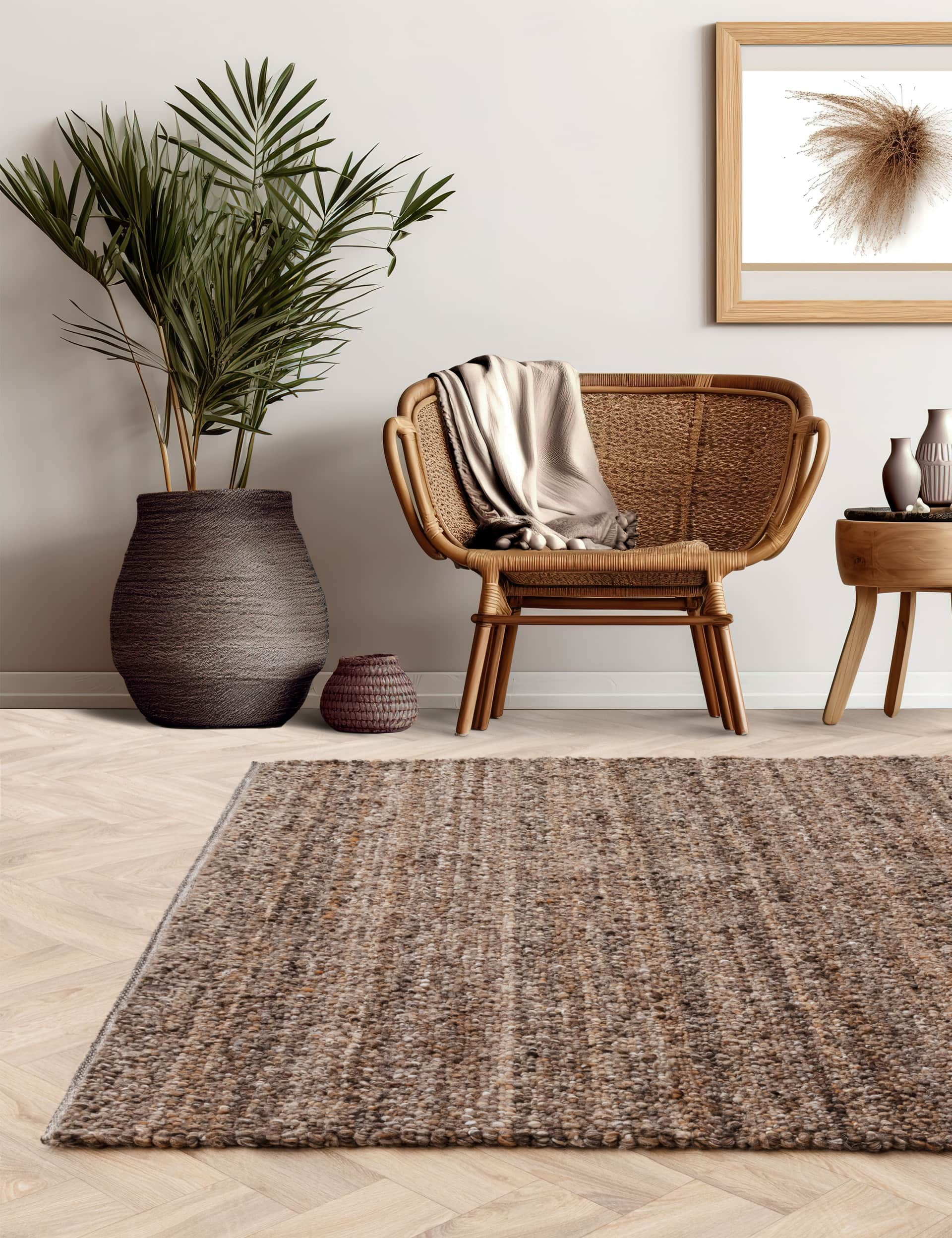 Asiatic Abbus Rug - L - Brown, White,Grey,Brown