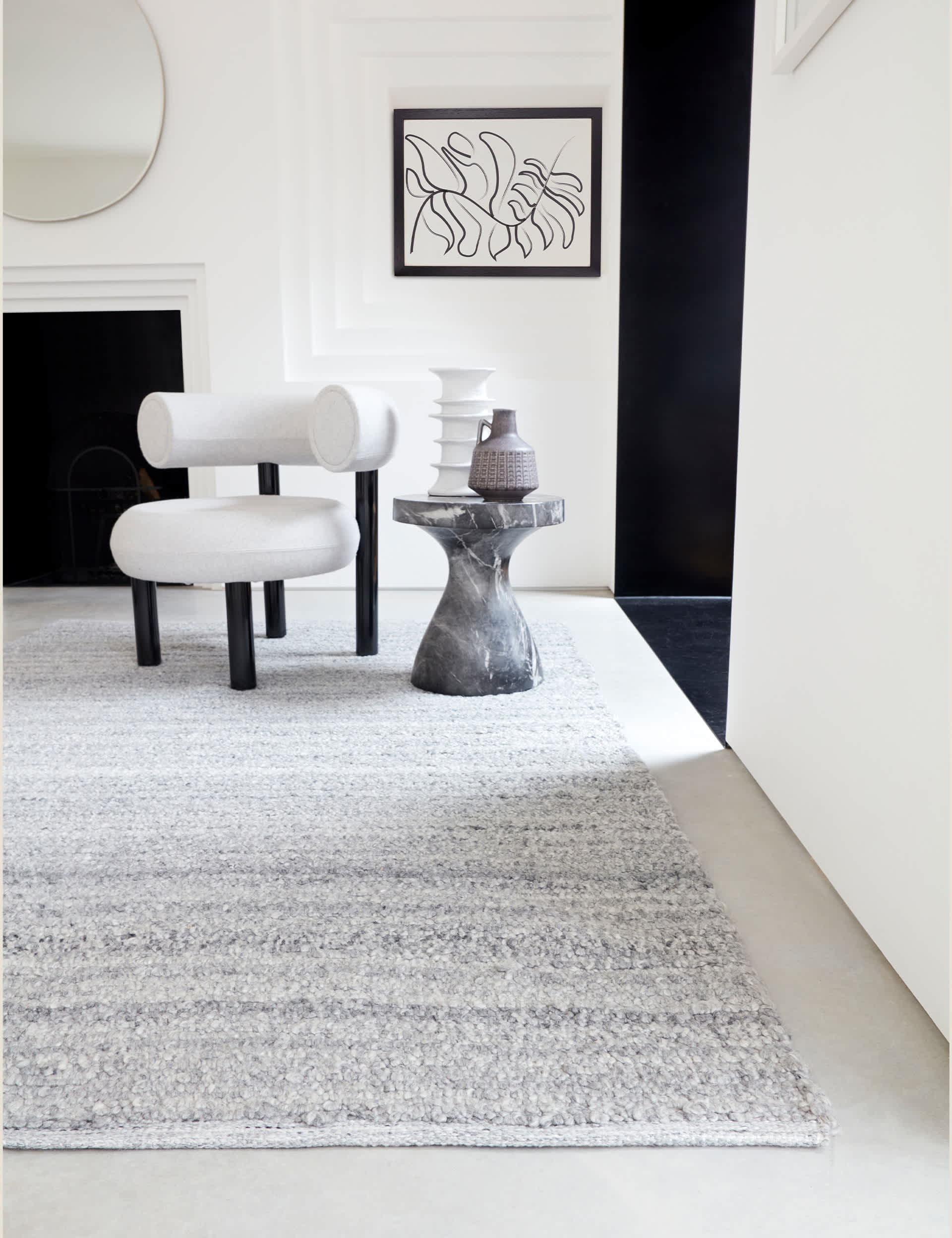 Asiatic Abbus Rug - L - Grey, Grey,Brown