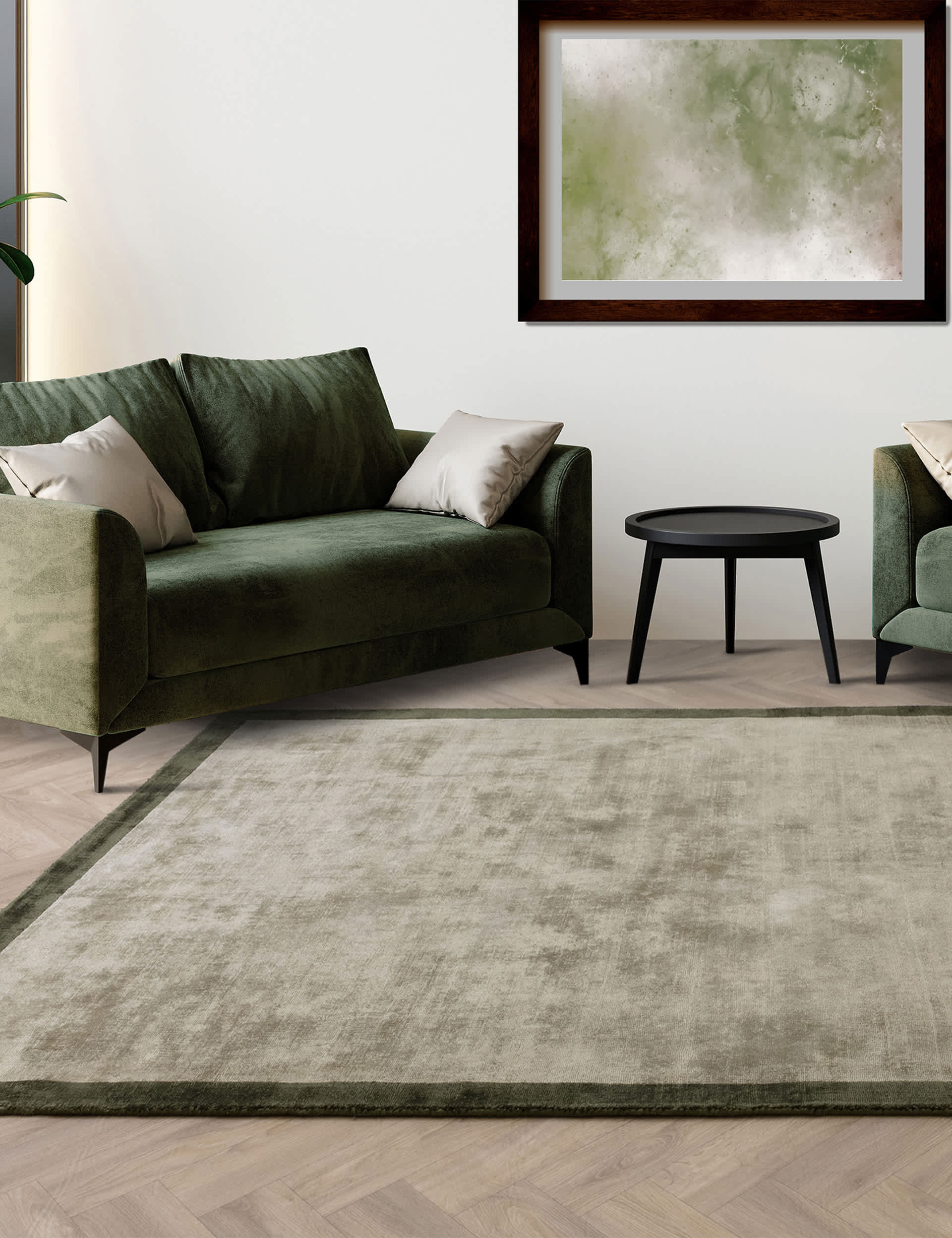 Asiatic Blade Rug - M - Green, Green