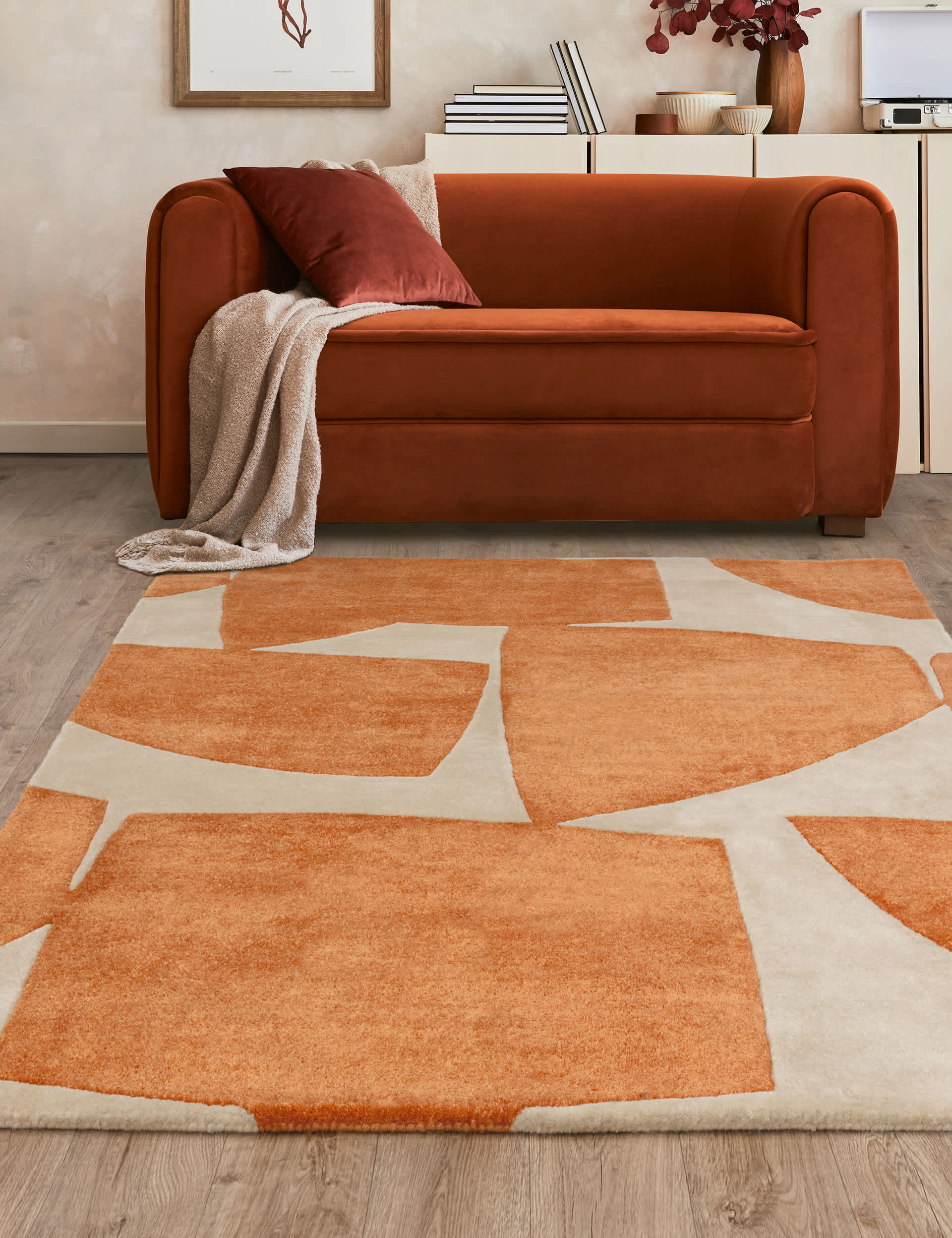 Asiatic Romy Rug - Orange, Green,Orange