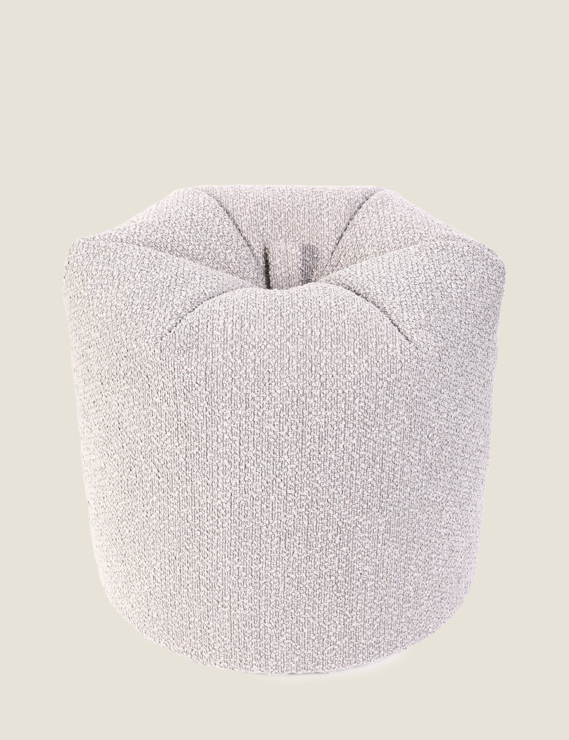 Kaikoo Boucl Beanbag - Cream, Cream