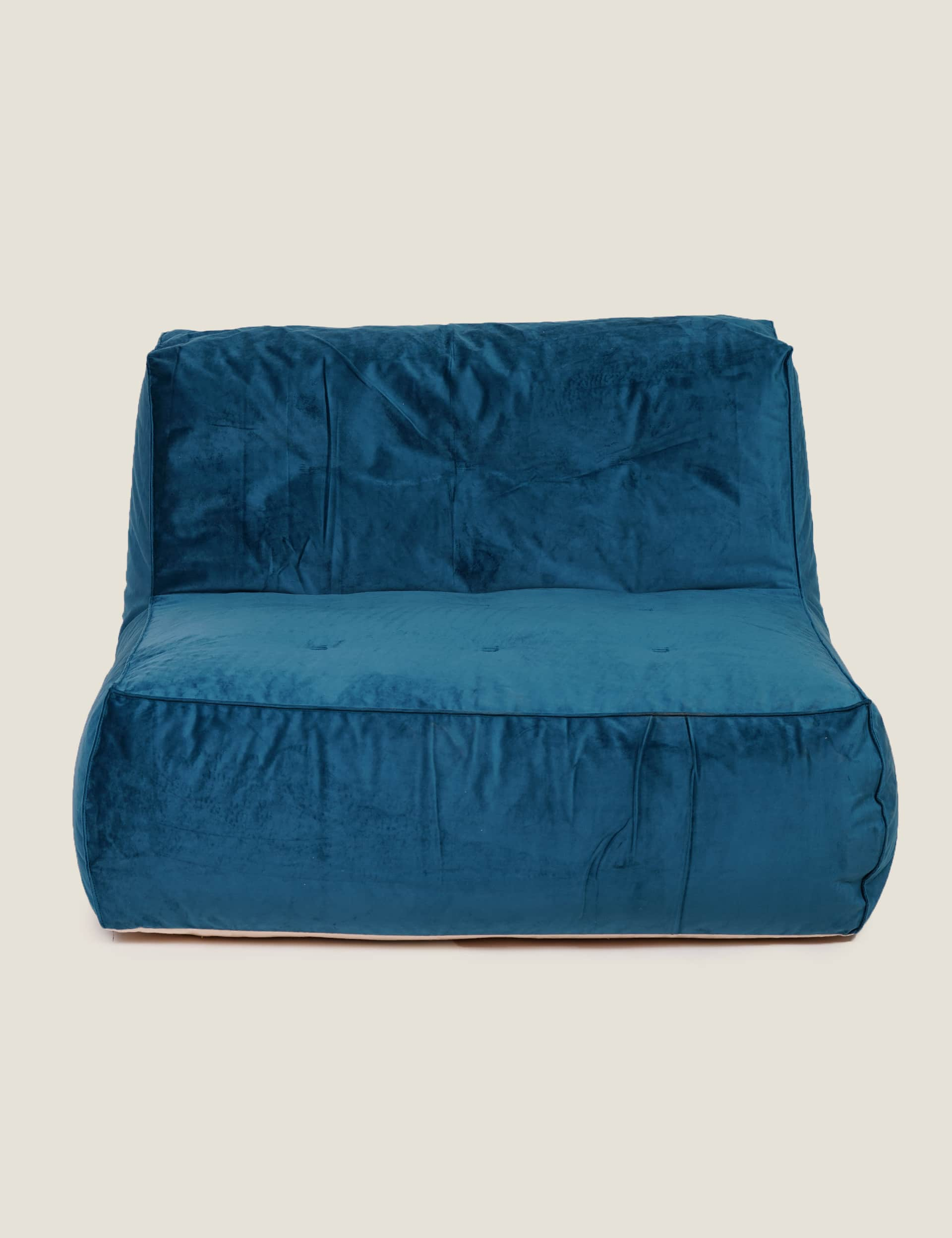 Kaikoo Velvet Beanbag Chair - Teal, Teal