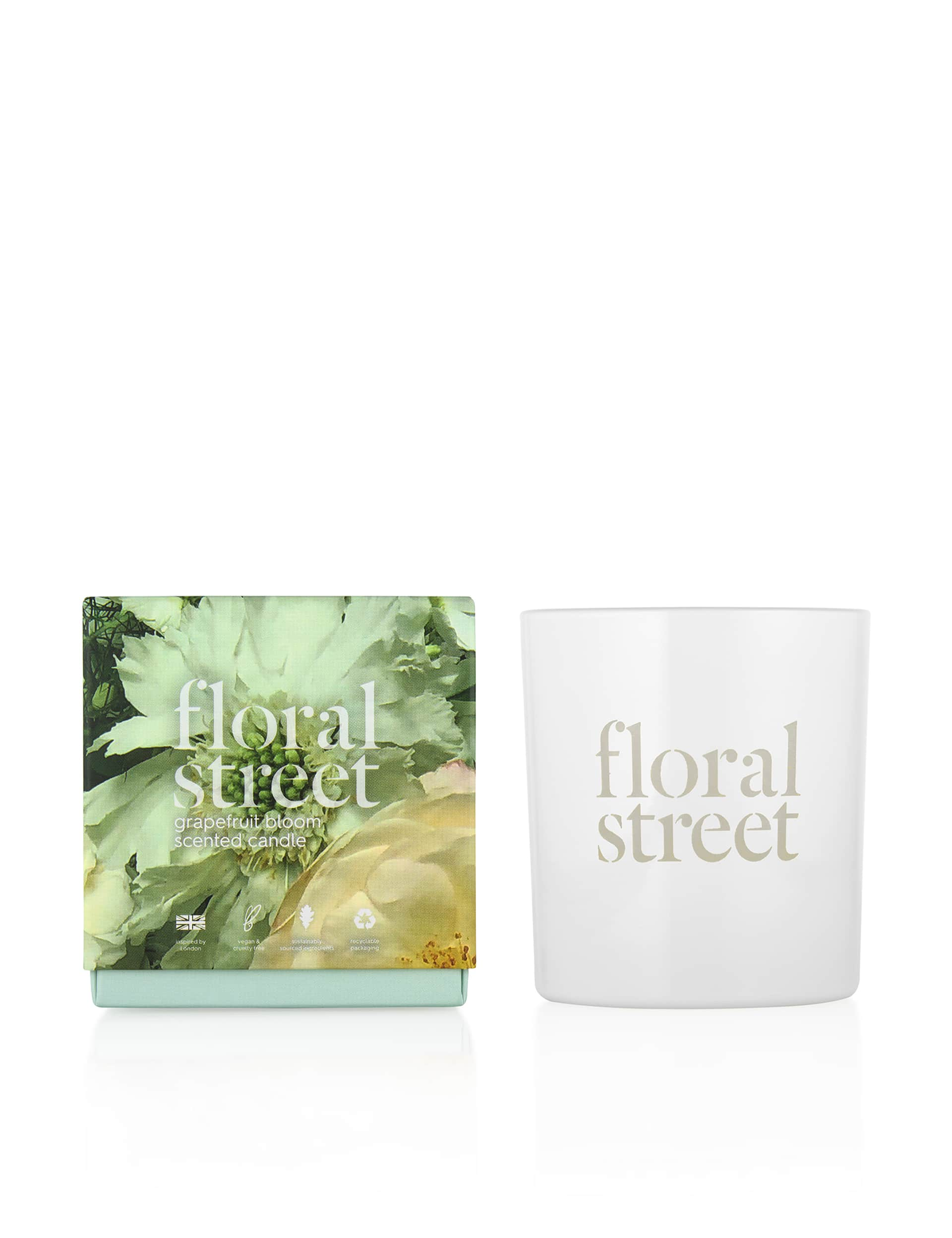 Floral Street Grapefruit Bloom Scented Candle - Blue, Blue