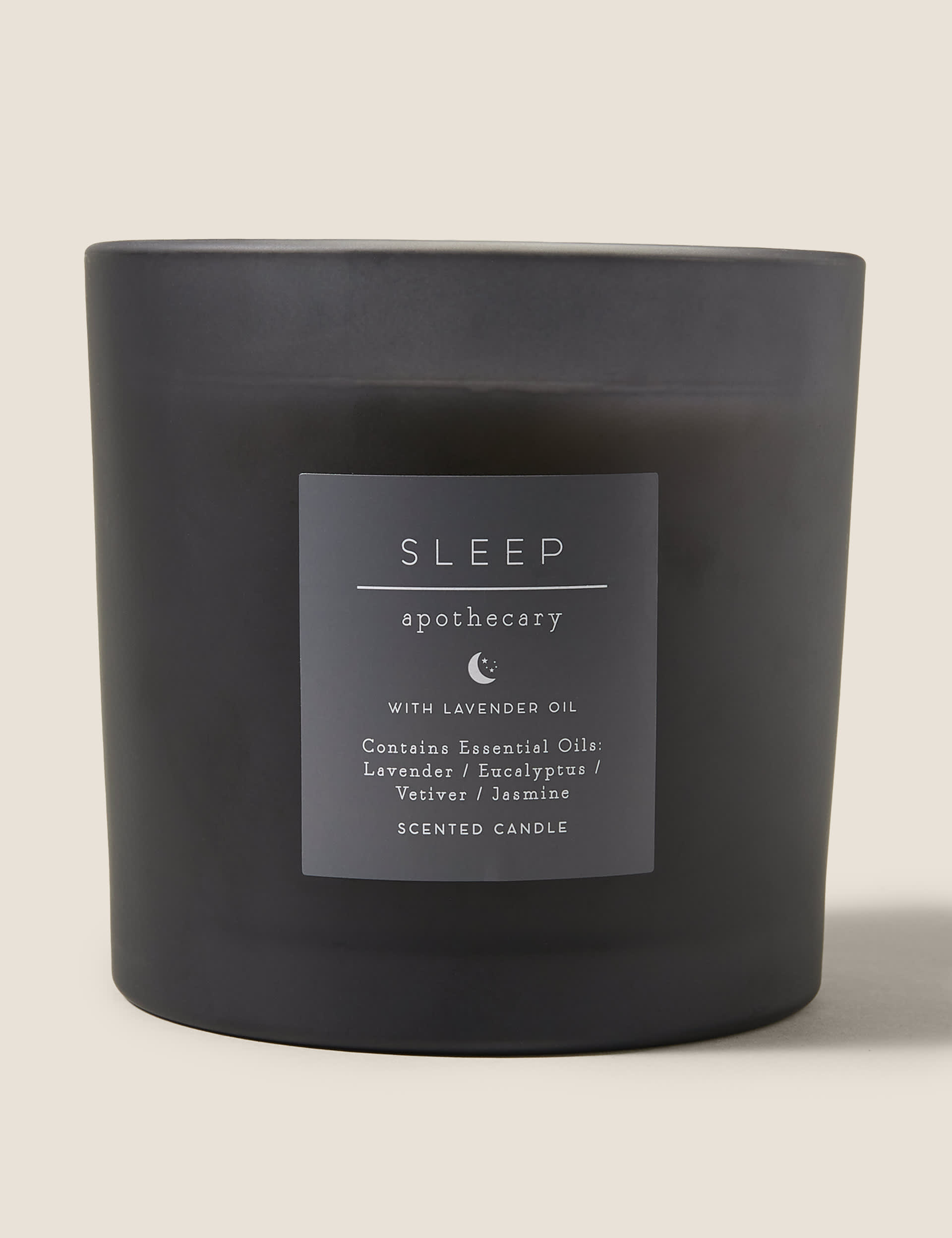 Apothecary Sleep 3 Wick Candle - Grey, Grey