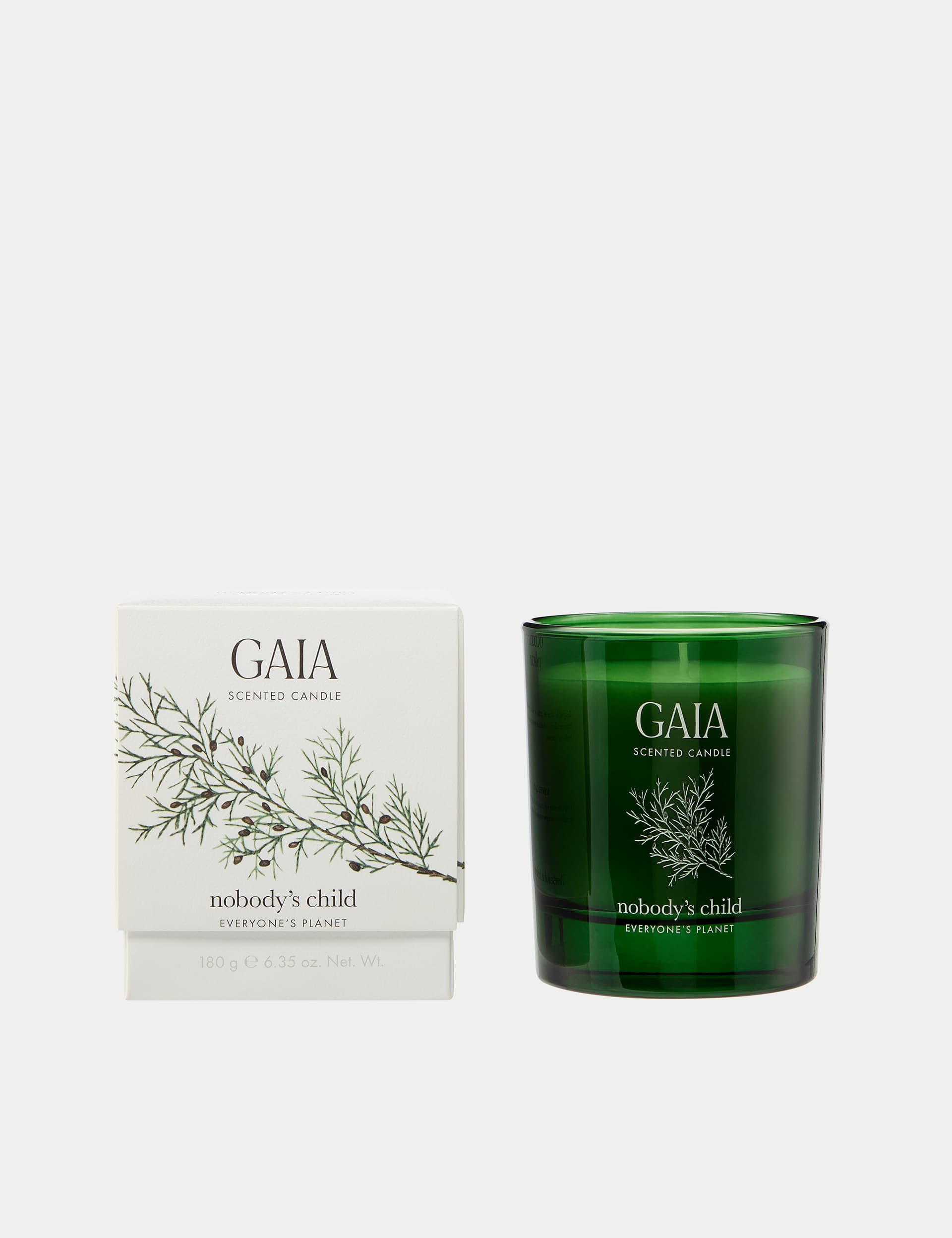 Nobody'S Child Gaia Scented Candle - Green Mix, Green Mix