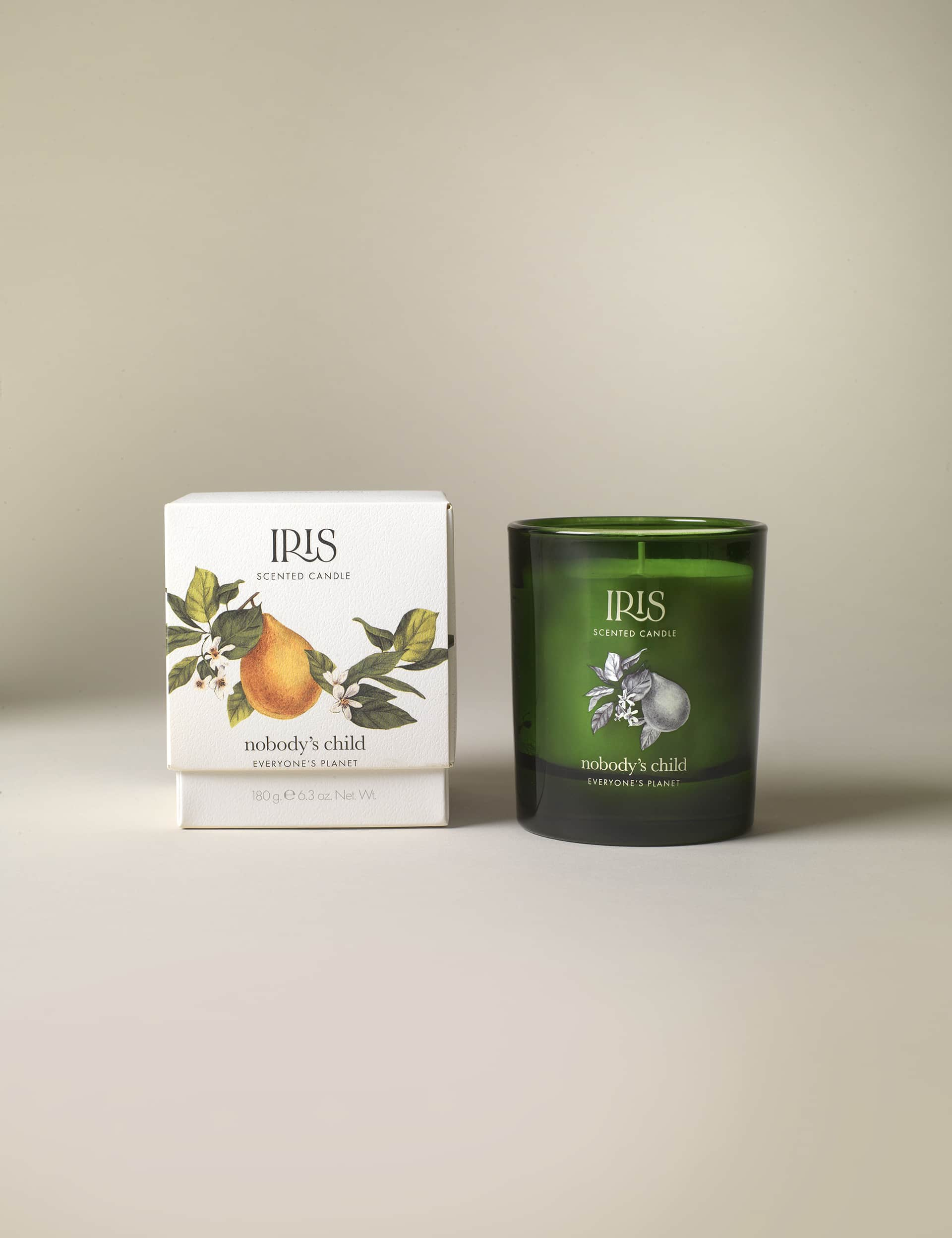 Nobody'S Child Iris Scented Candle - Green Mix, Green Mix