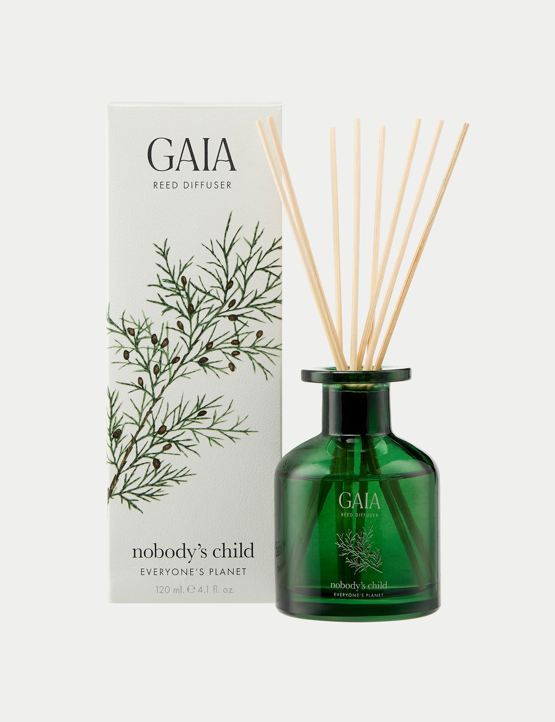 Nobody'S Child Gaia 120ml Diffuser - Green Mix, Green Mix